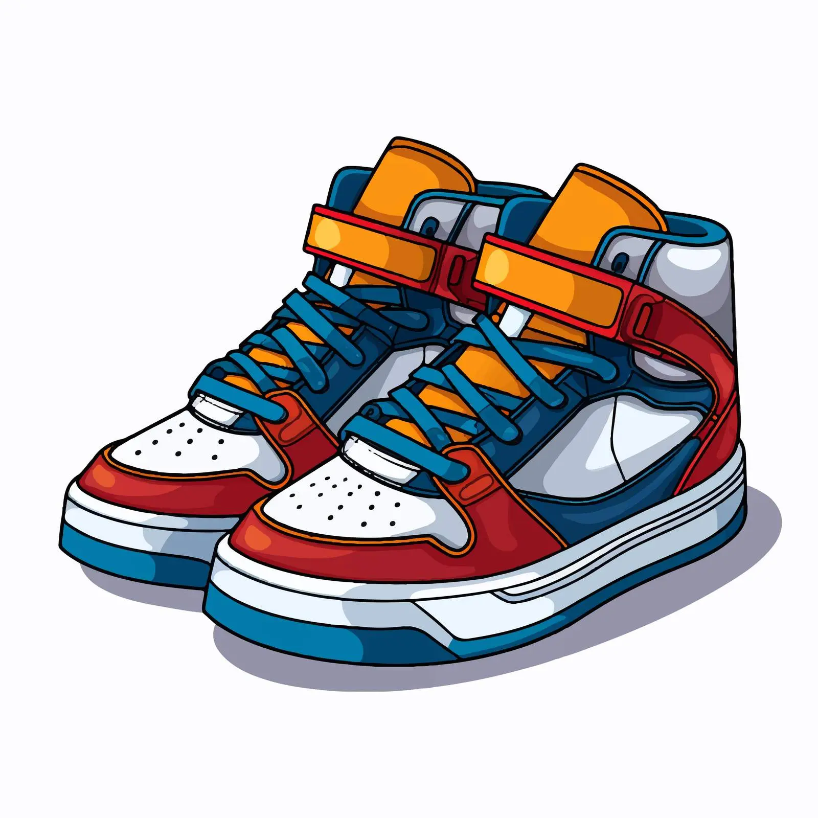Cartoon Sneaker Vector Illustration Isolated Design — free download from Dotvec