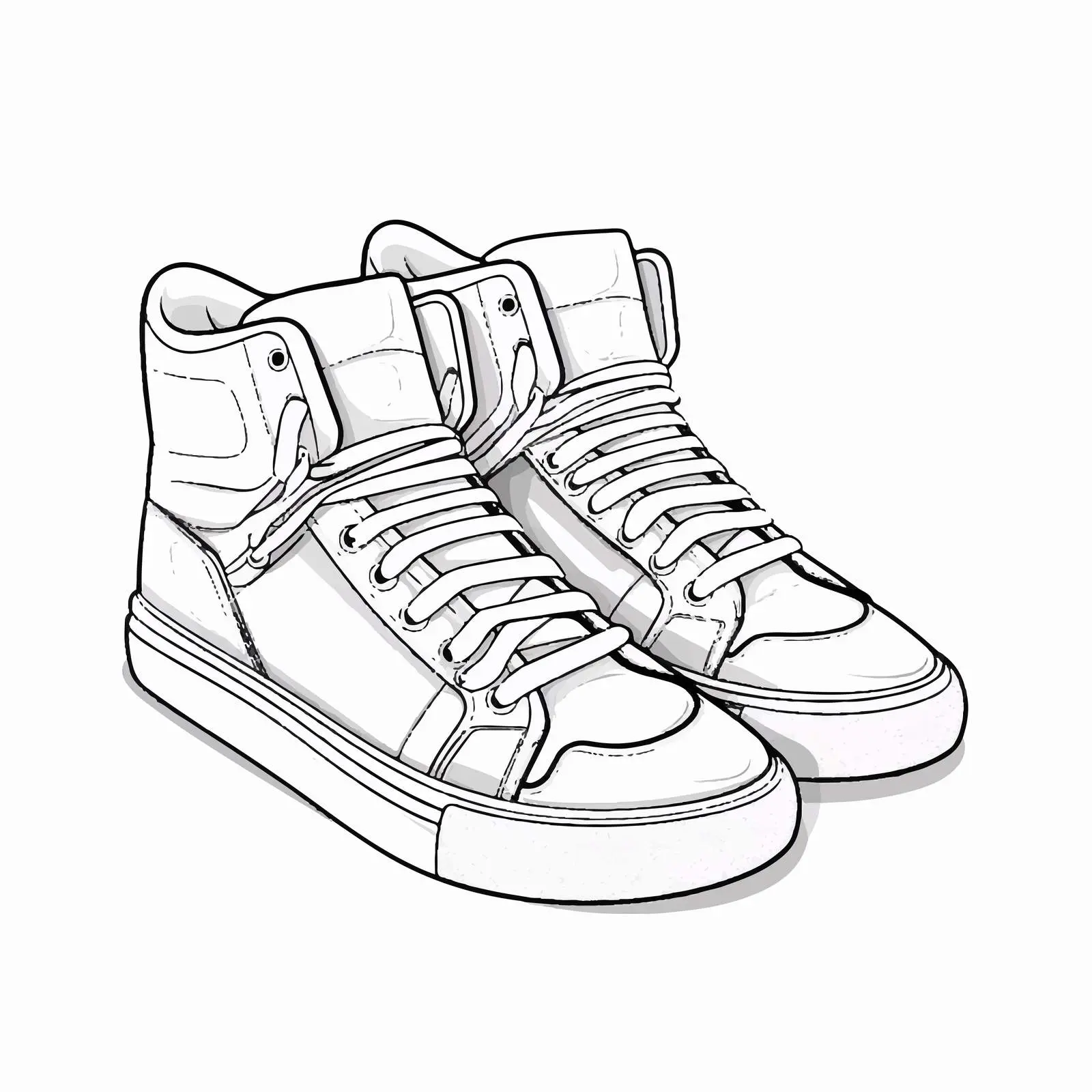 Cartoon Sneaker Vector Illustration for Design Projects — free download from Dotvec