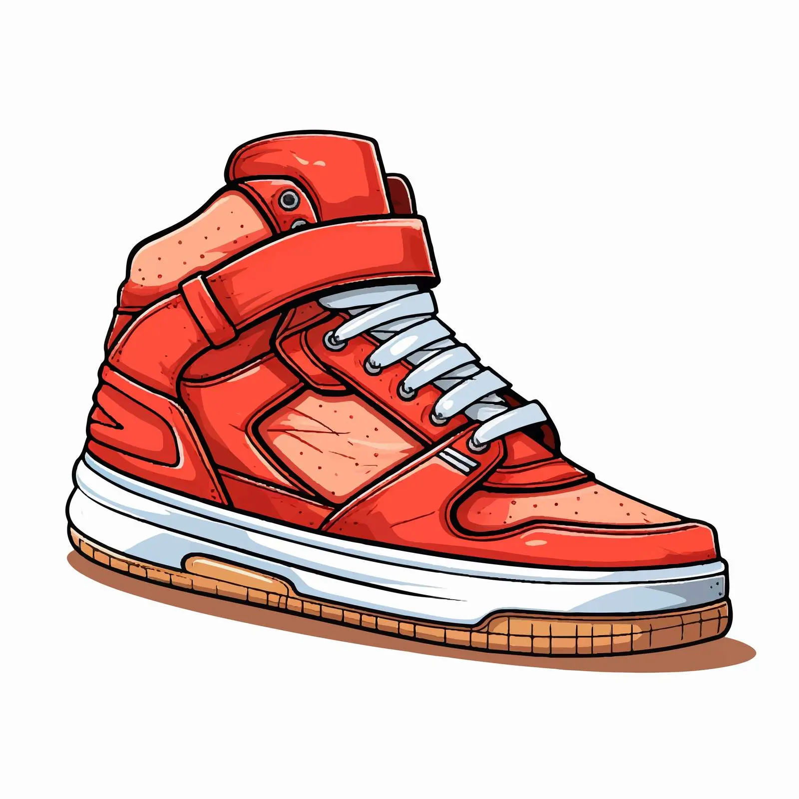 Cartoon Sneaker Sketch Vector Illustration — free download from Dotvec