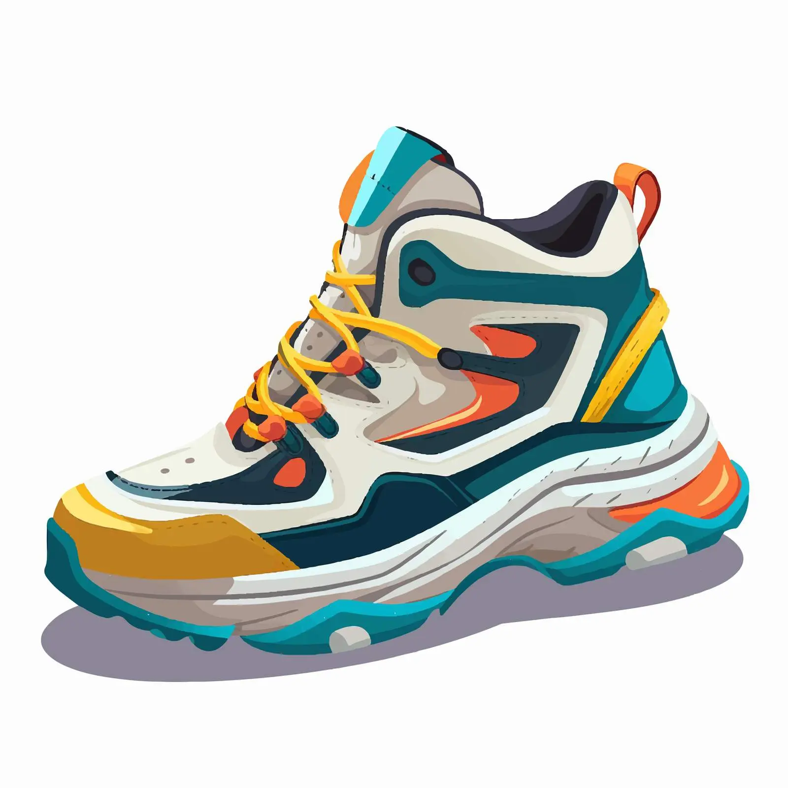 Comfortable Modern Sneakers for Active Lifestyle — free download from Dotvec