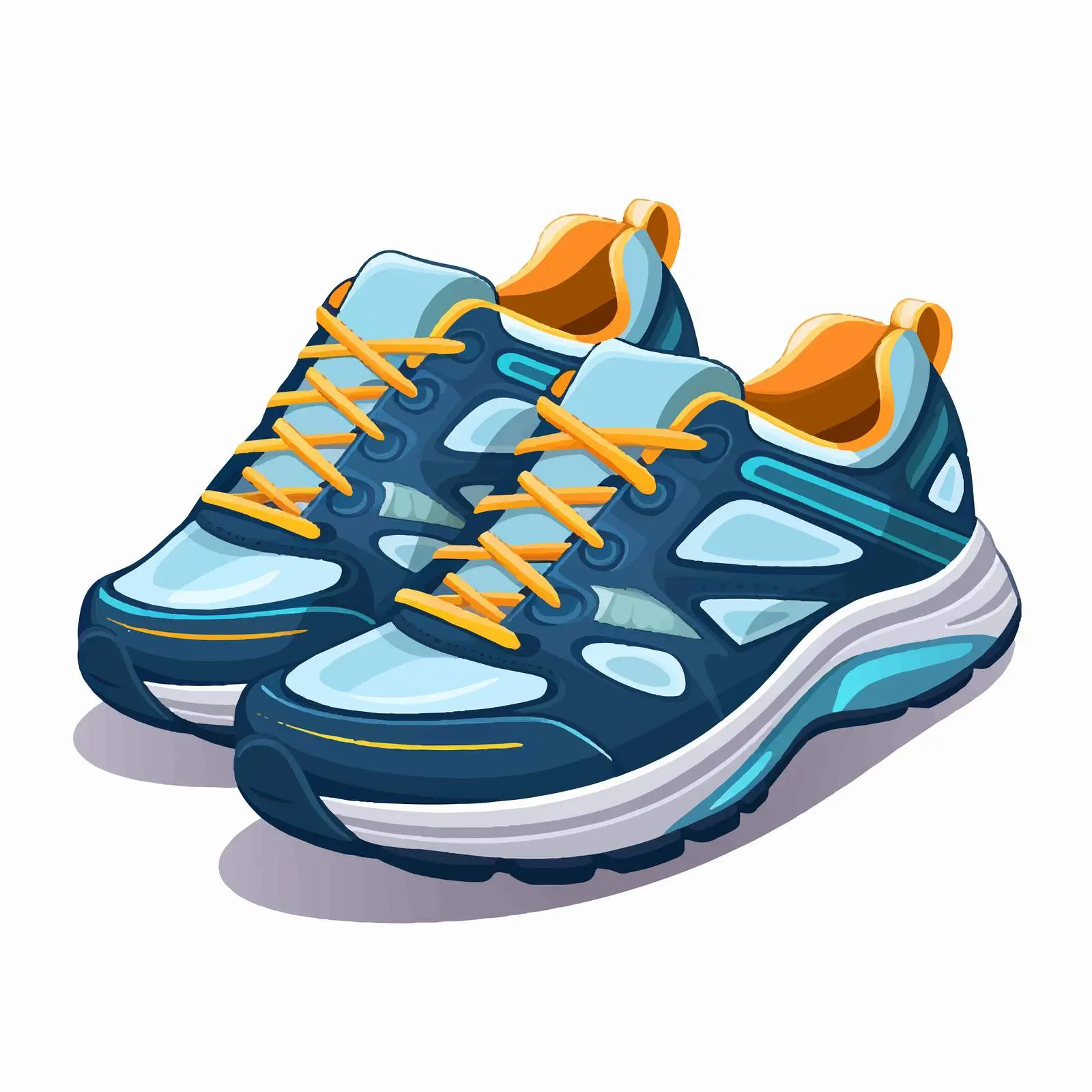 Modern Comfortable Sport Sneakers for Active Lifestyle — free download from Dotvec