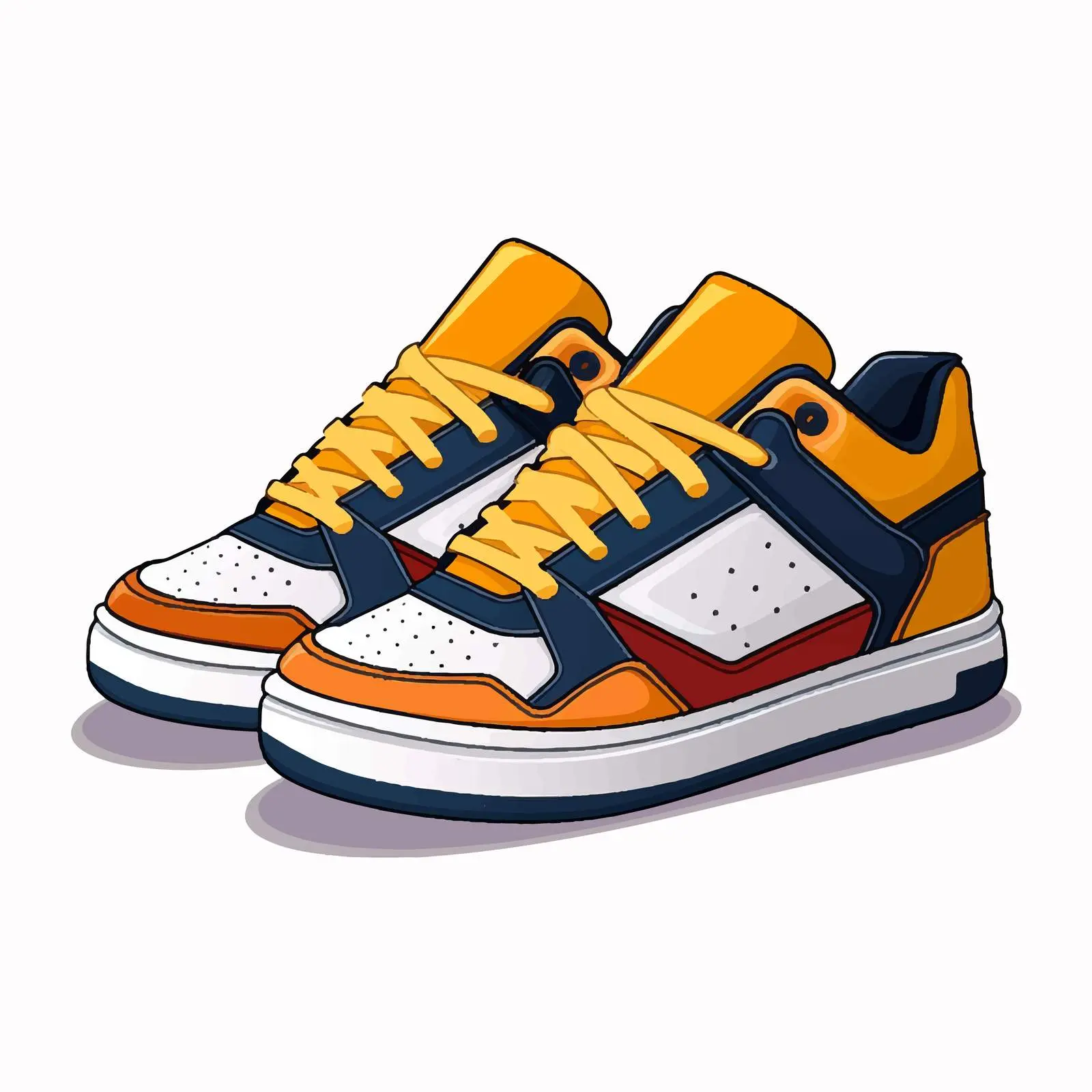 Comfortable Modern Sneakers for Active Lifestyles — free download from Dotvec