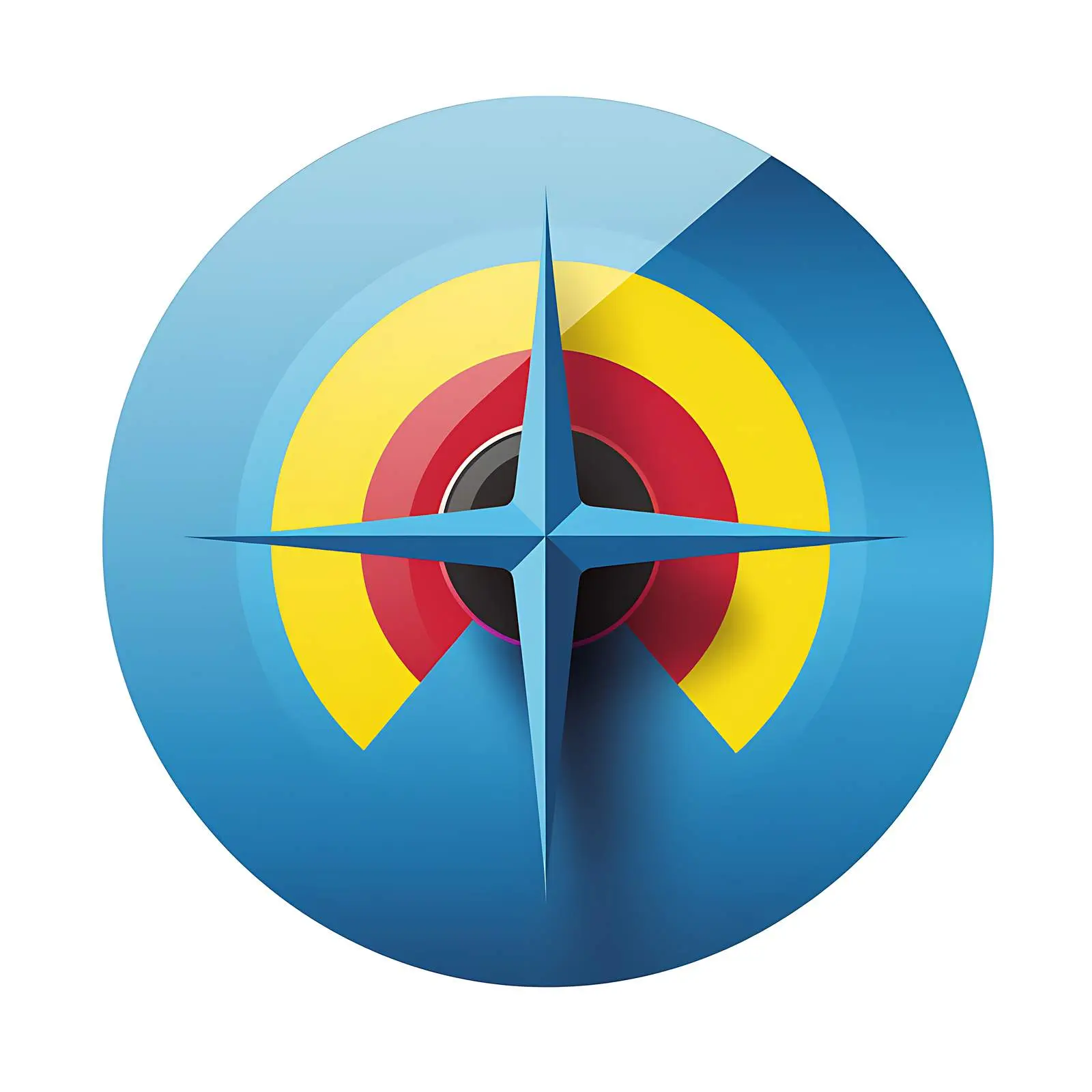 Sniper Scope Design with Flag Colors – free vector graphics image from Dotvec