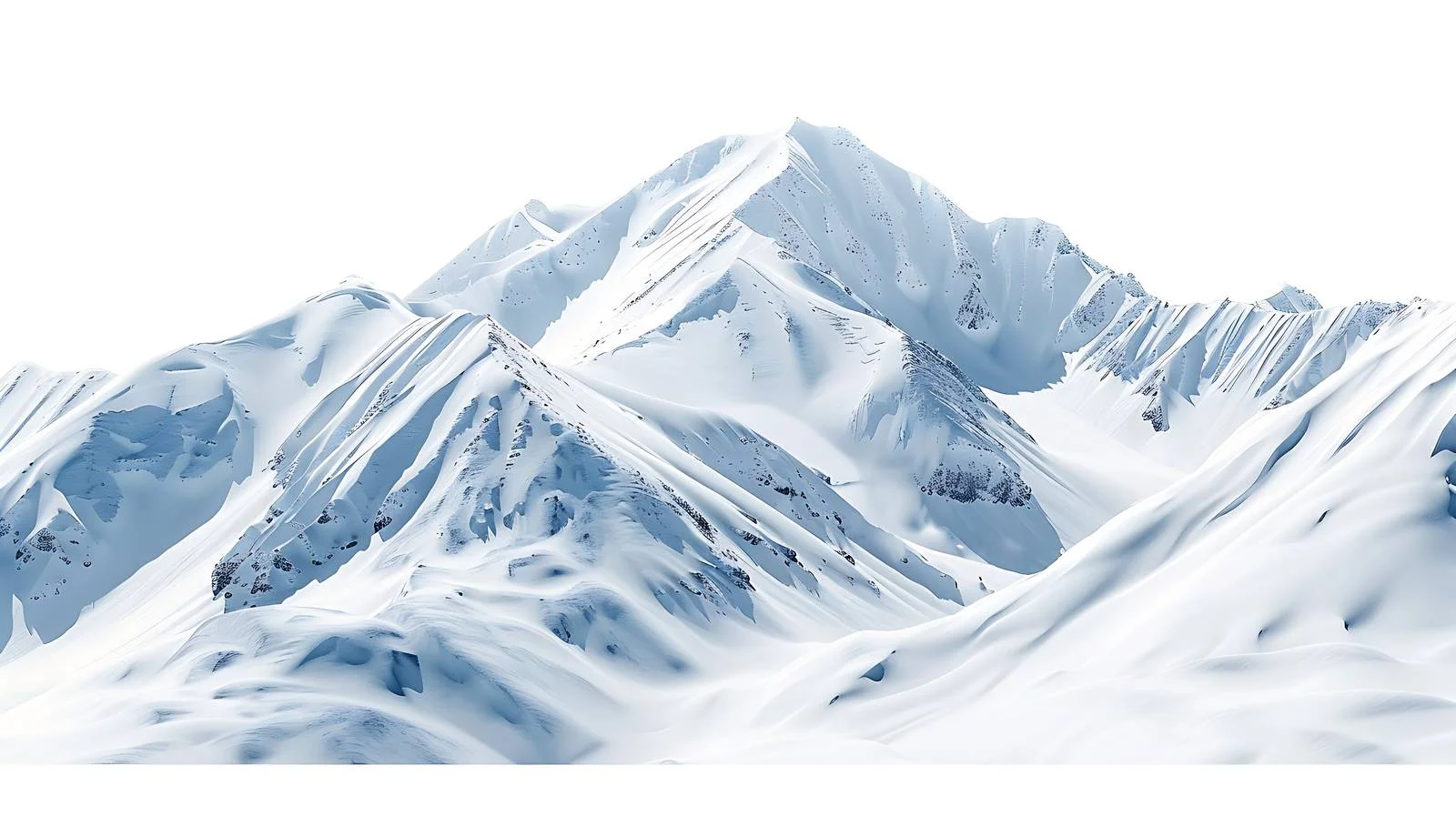 Snow Mountain Xizang Isolated White — free download from Dotvec