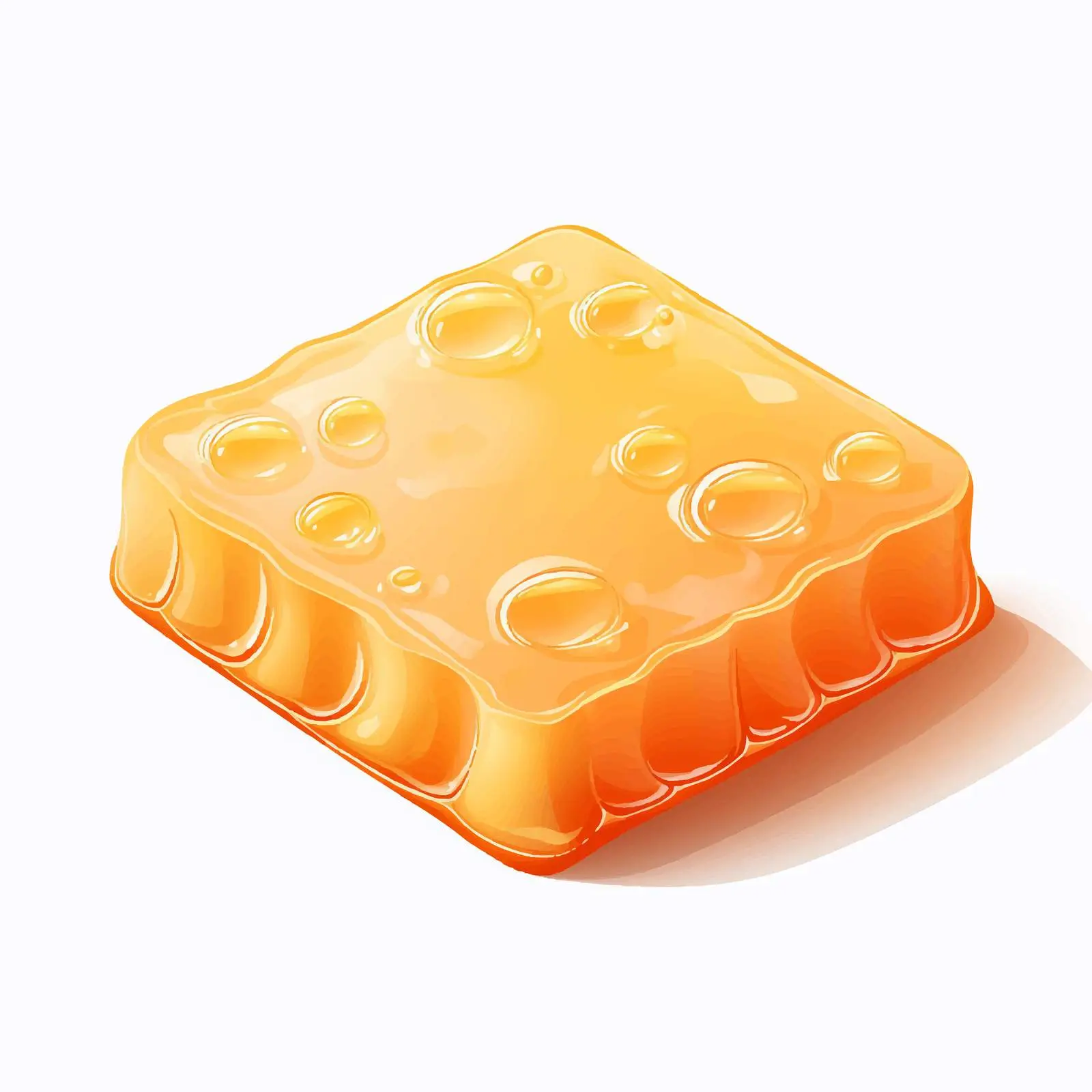 Isolated Soap Bar with Bubbles Illustration — free download from Dotvec