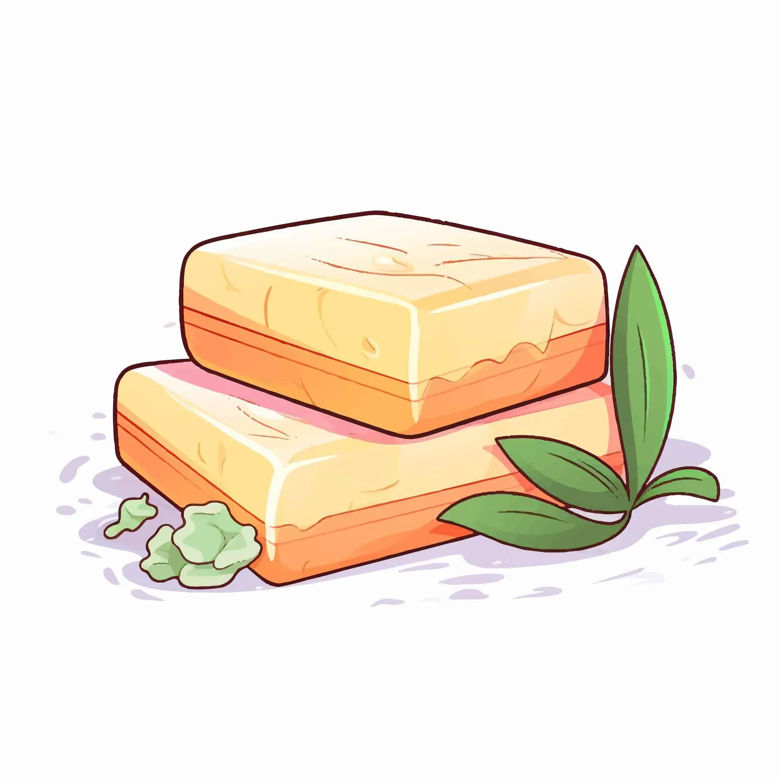 Cartoon Soap Line Vector Illustration — free download from Dotvec