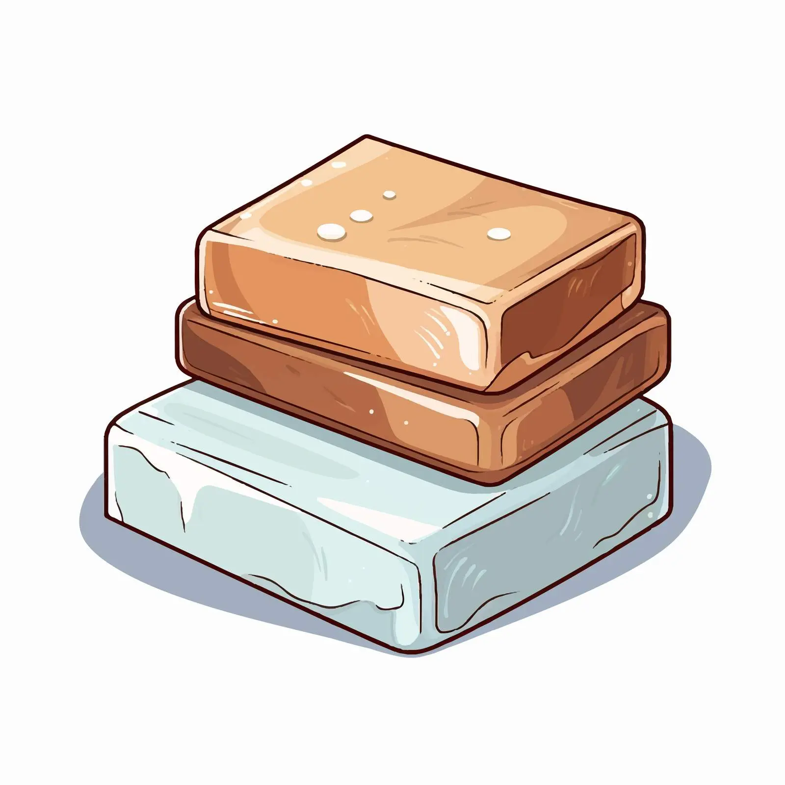 Cartoon Soap Line Vector Illustration — free download from Dotvec