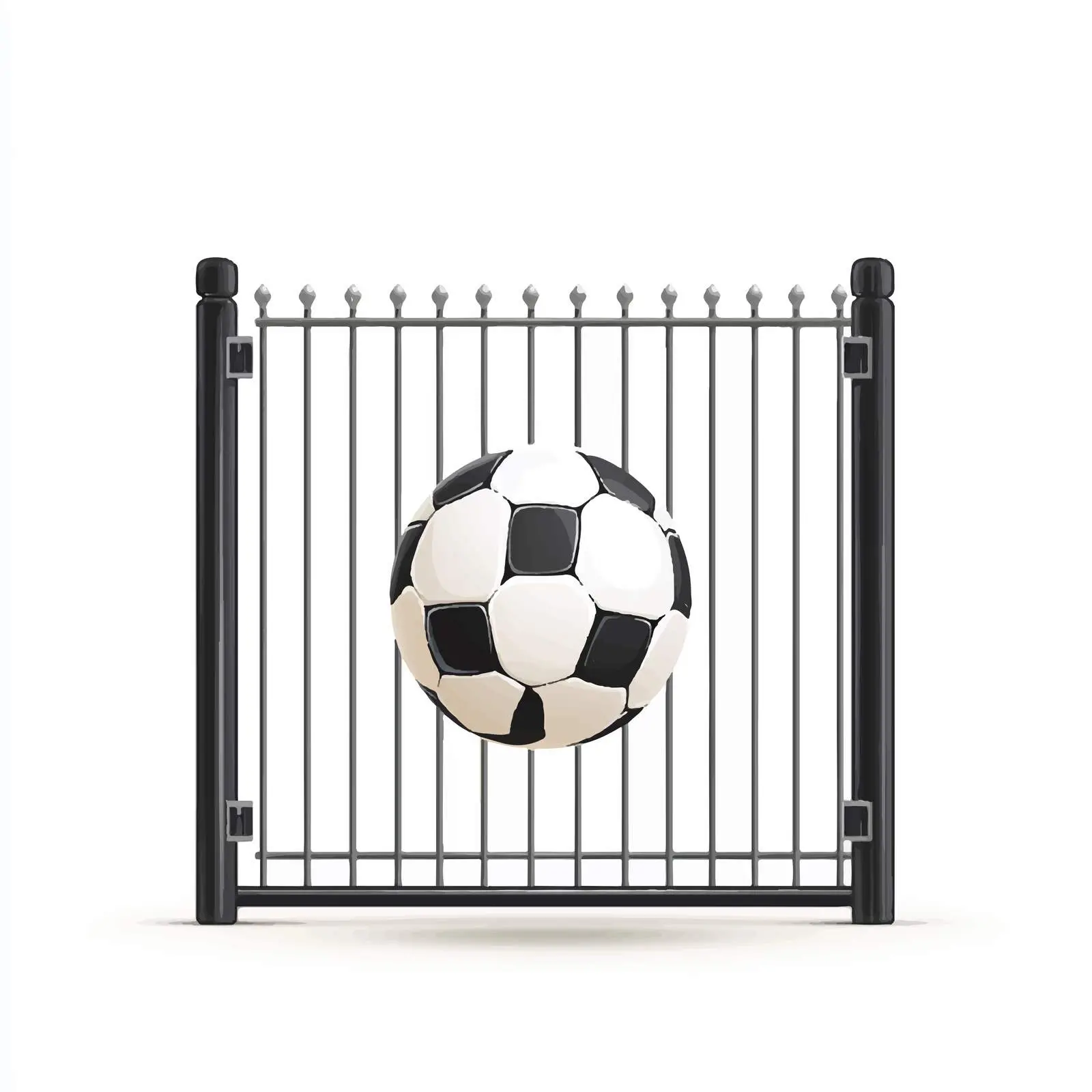 Soccer Ball and Goal Vector Illustration — free download from Dotvec