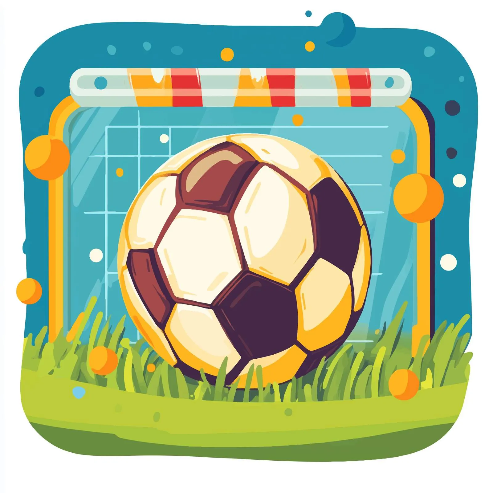 Soccer Calendar Reminder Vector Illustration — free download from Dotvec