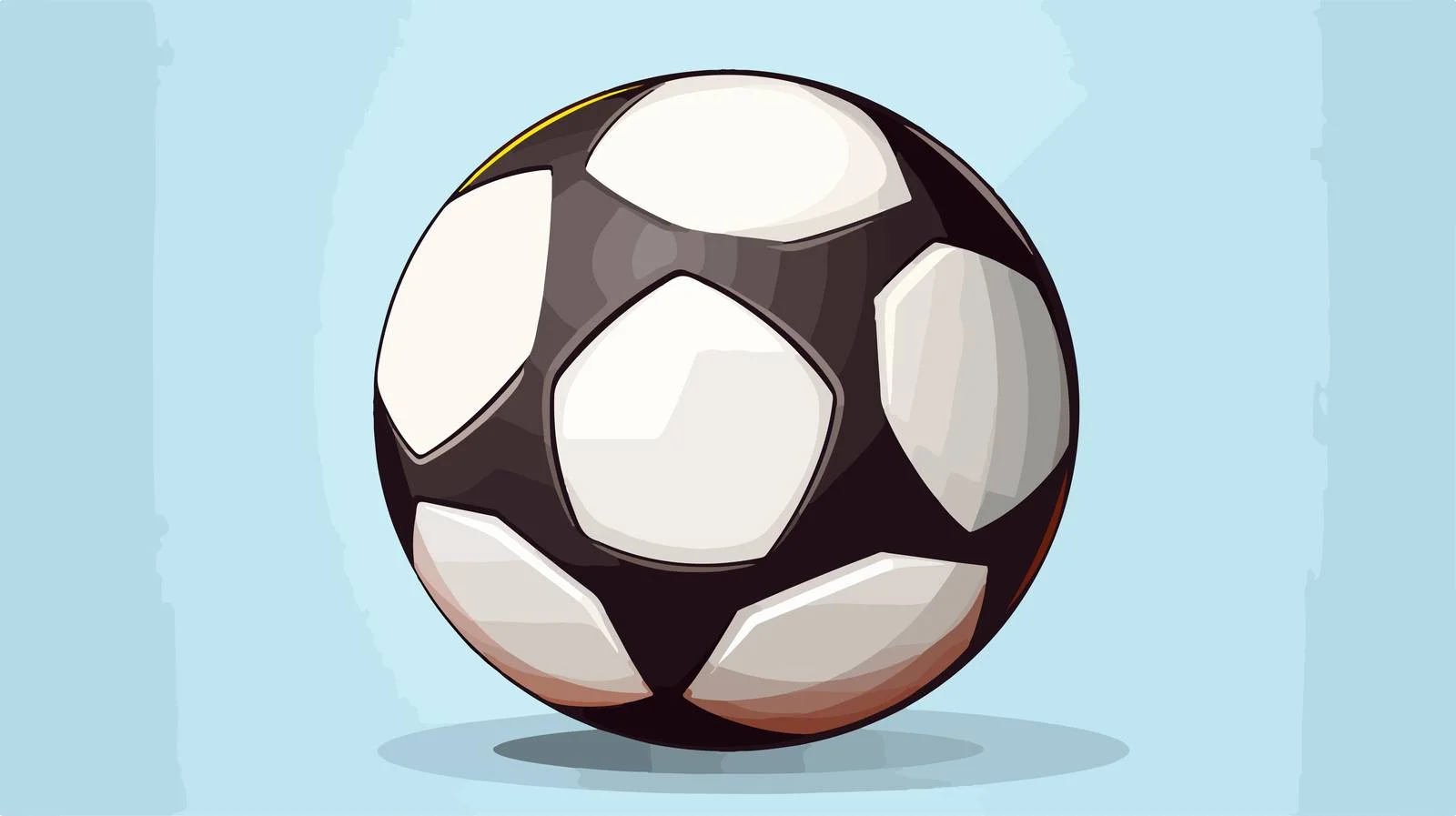 Soccer Ball Flat Design Style — free download from Dotvec