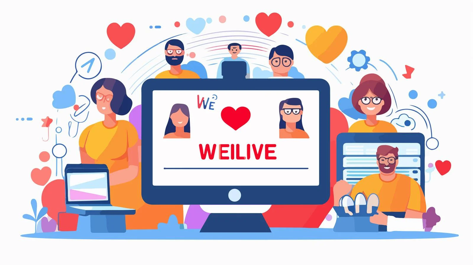 Live Social Media Streaming Broadcast Icon — free download from Dotvec