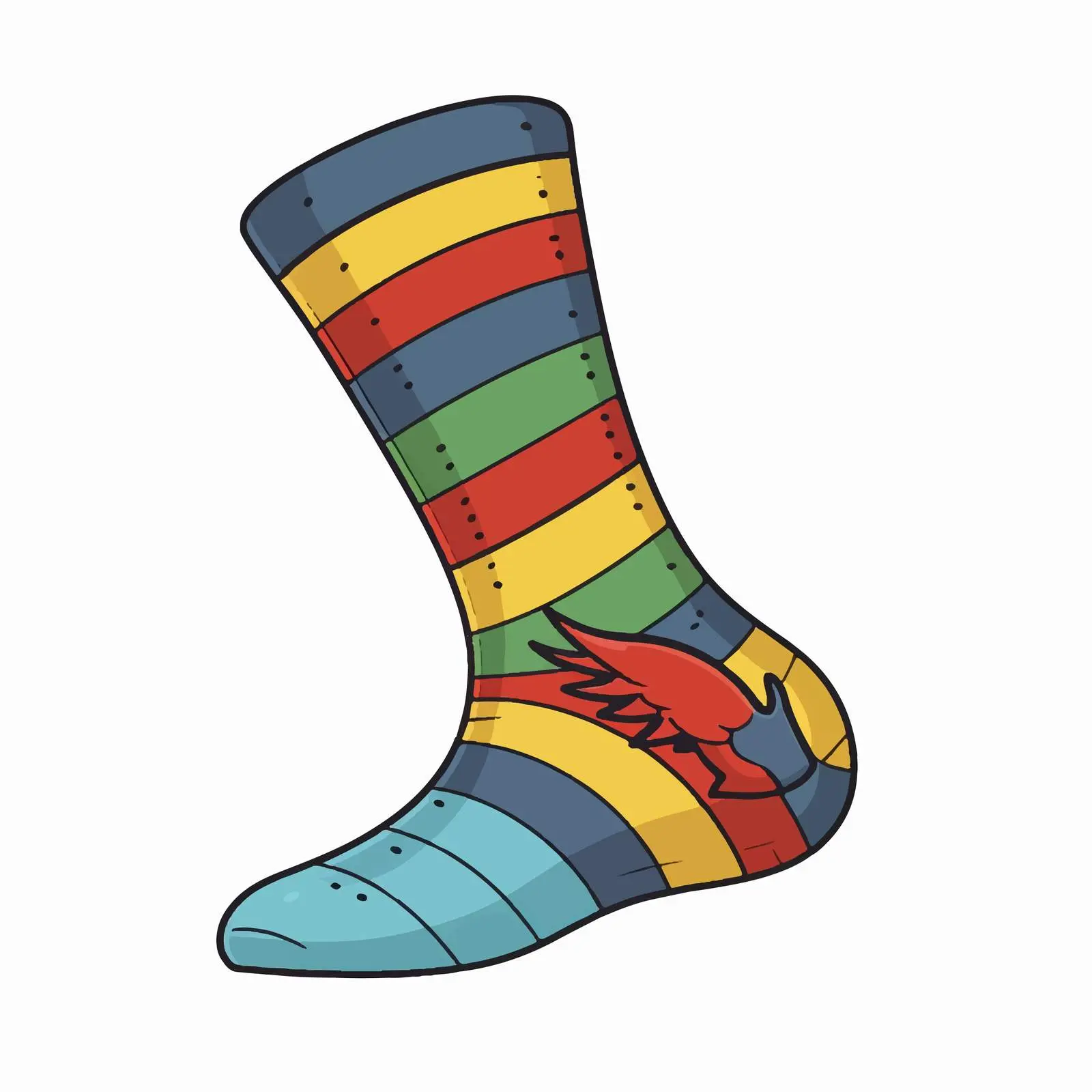 Sock Symbolizing Freedom from Slavery – free social issues image from Dotvec