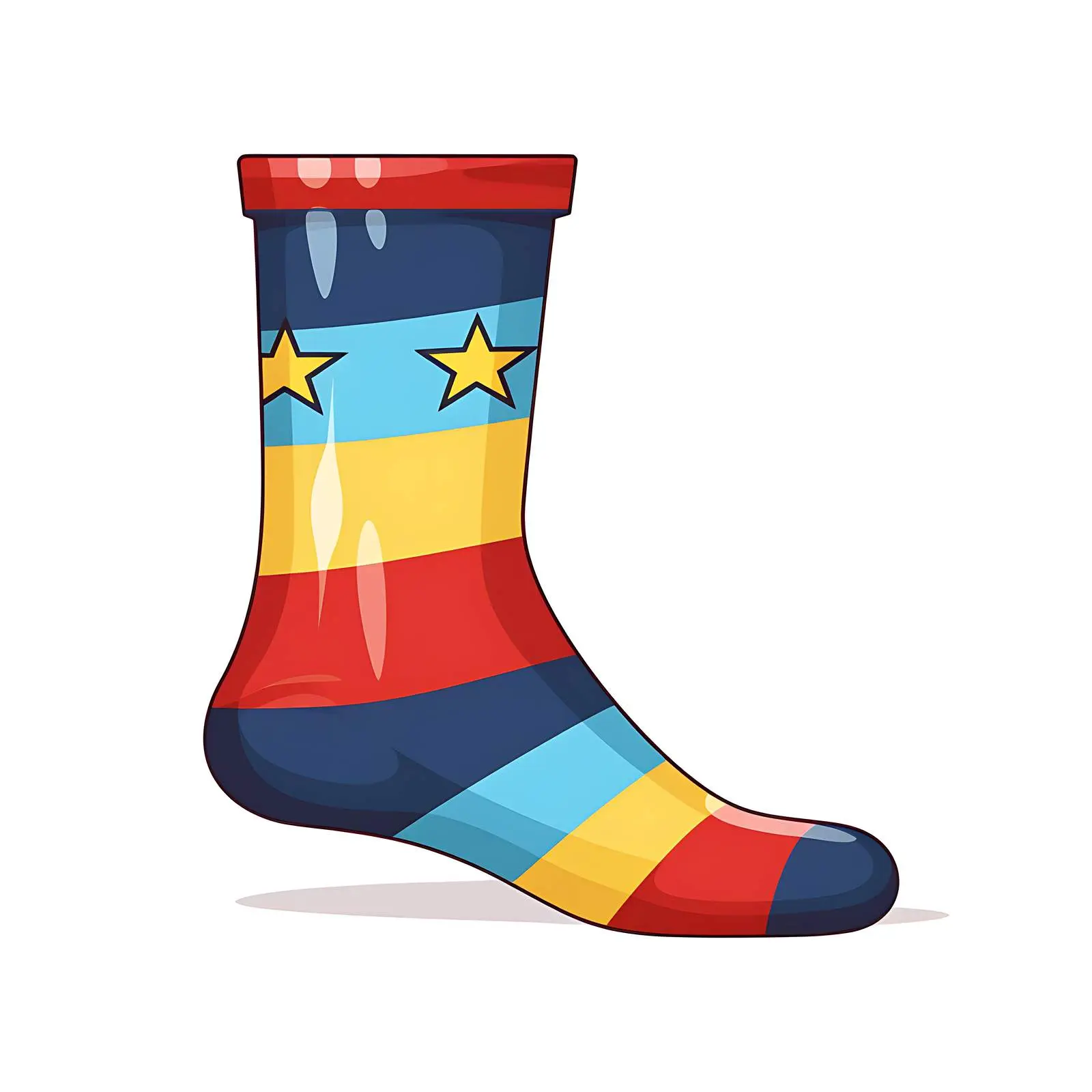 Sock Symbolizing Freedom from Slavery — free download from Dotvec