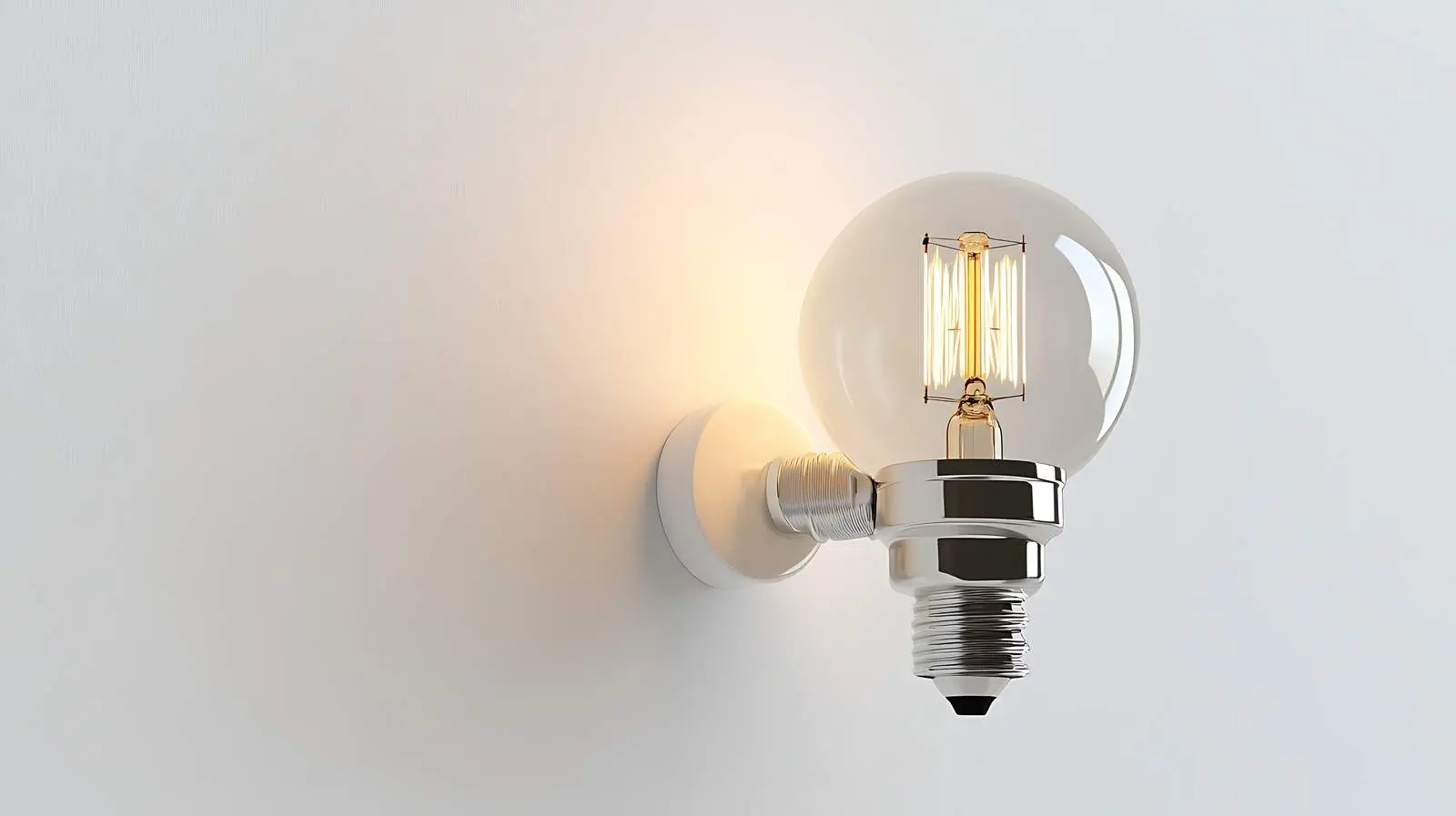 Socket Holding Incandescent Lamp Isolated Image – free illumination image from Dotvec