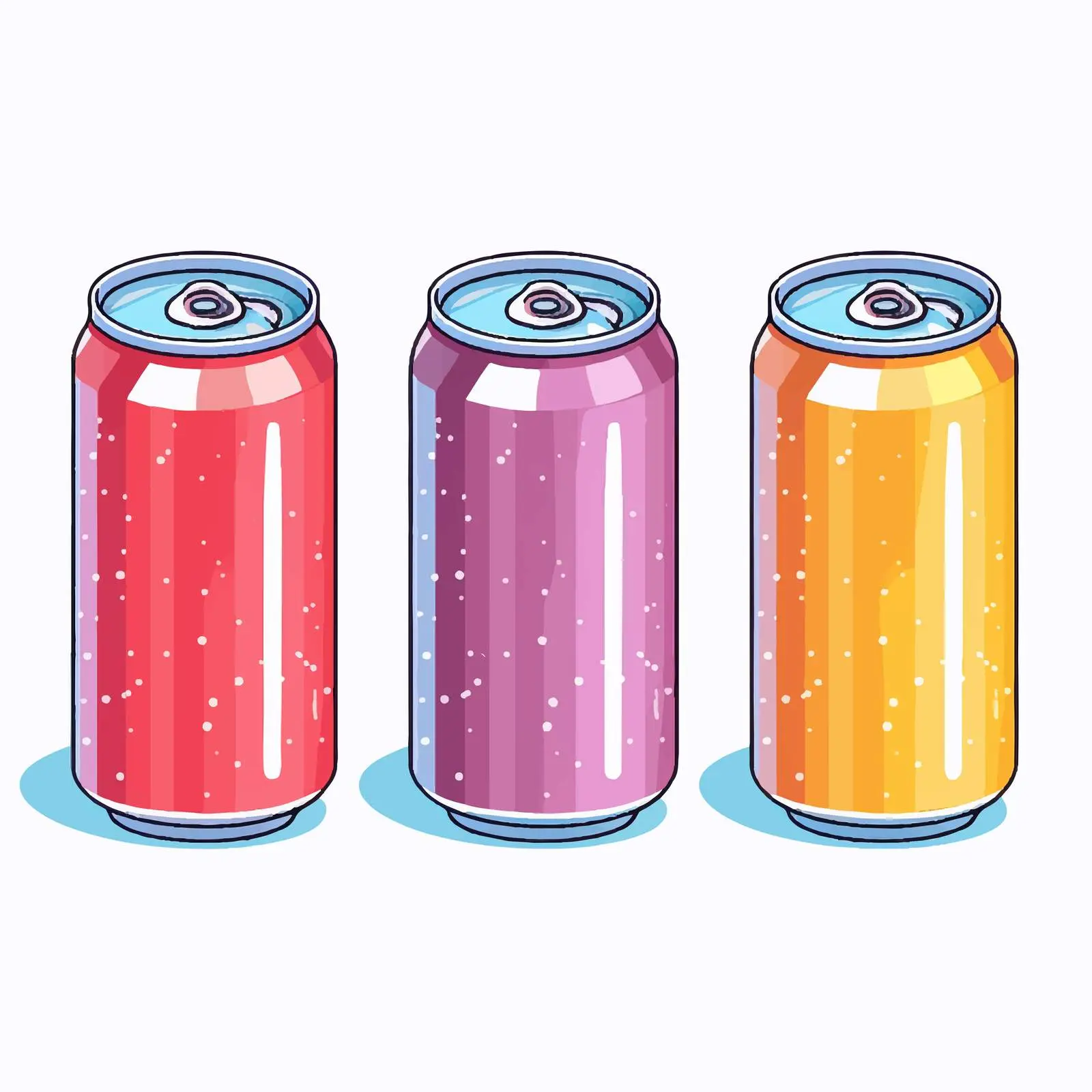 Soda Can Vector Illustration on White Background — free download from Dotvec