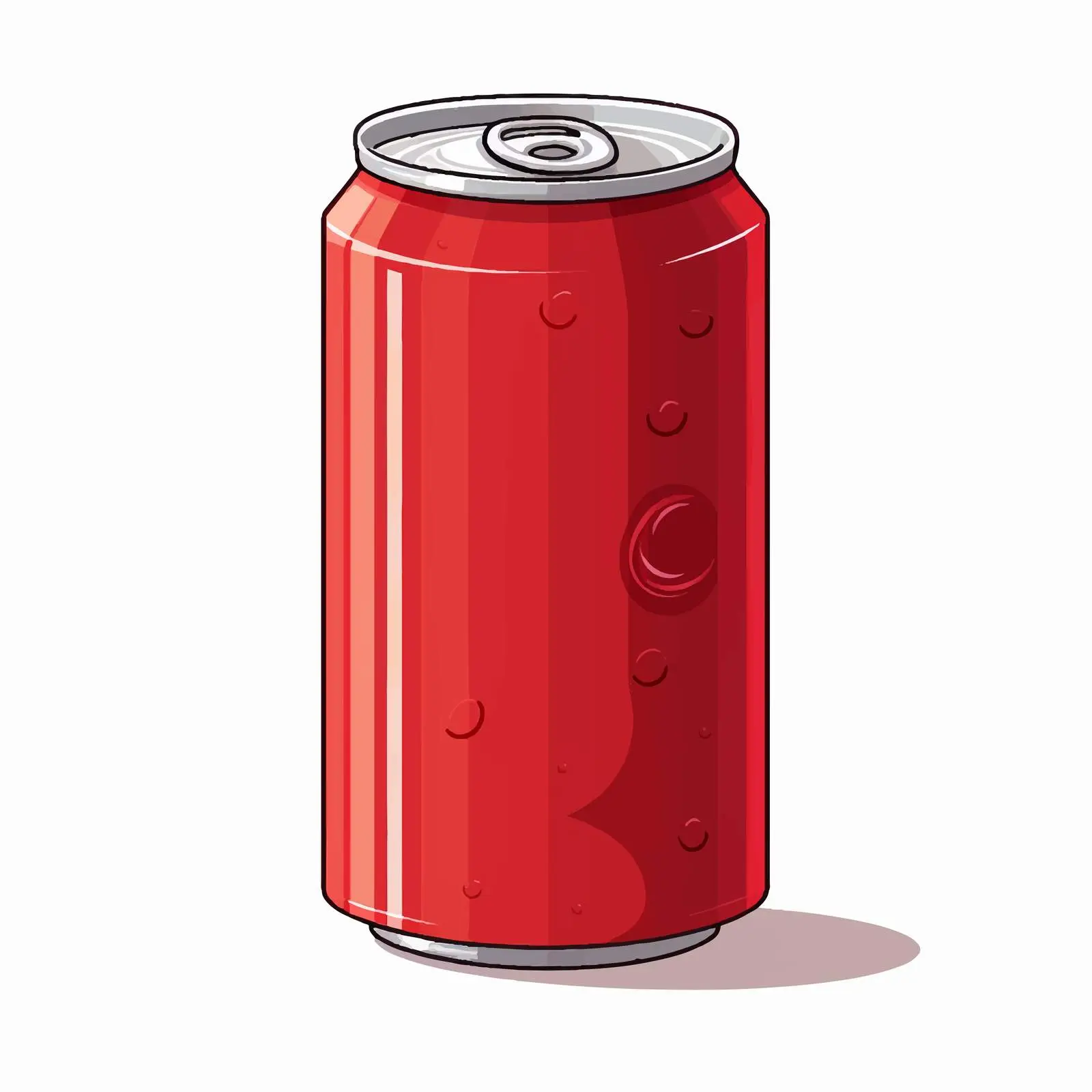 Soda Can Vector Illustration on White Background — free download from Dotvec