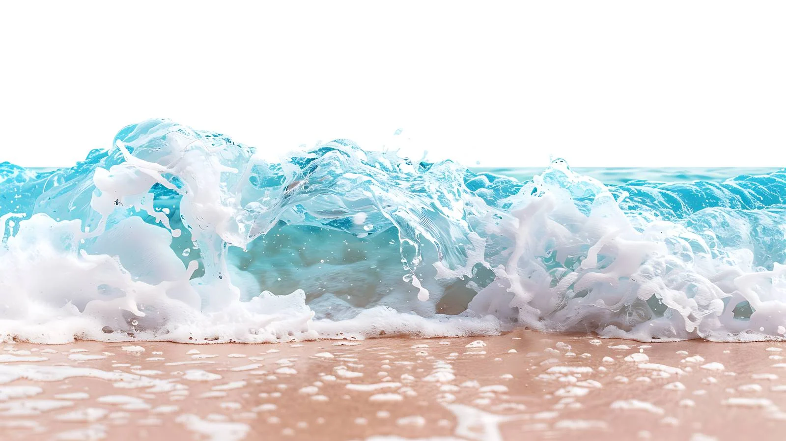 Tranquil Wave on Sandy Beach — free download from Dotvec