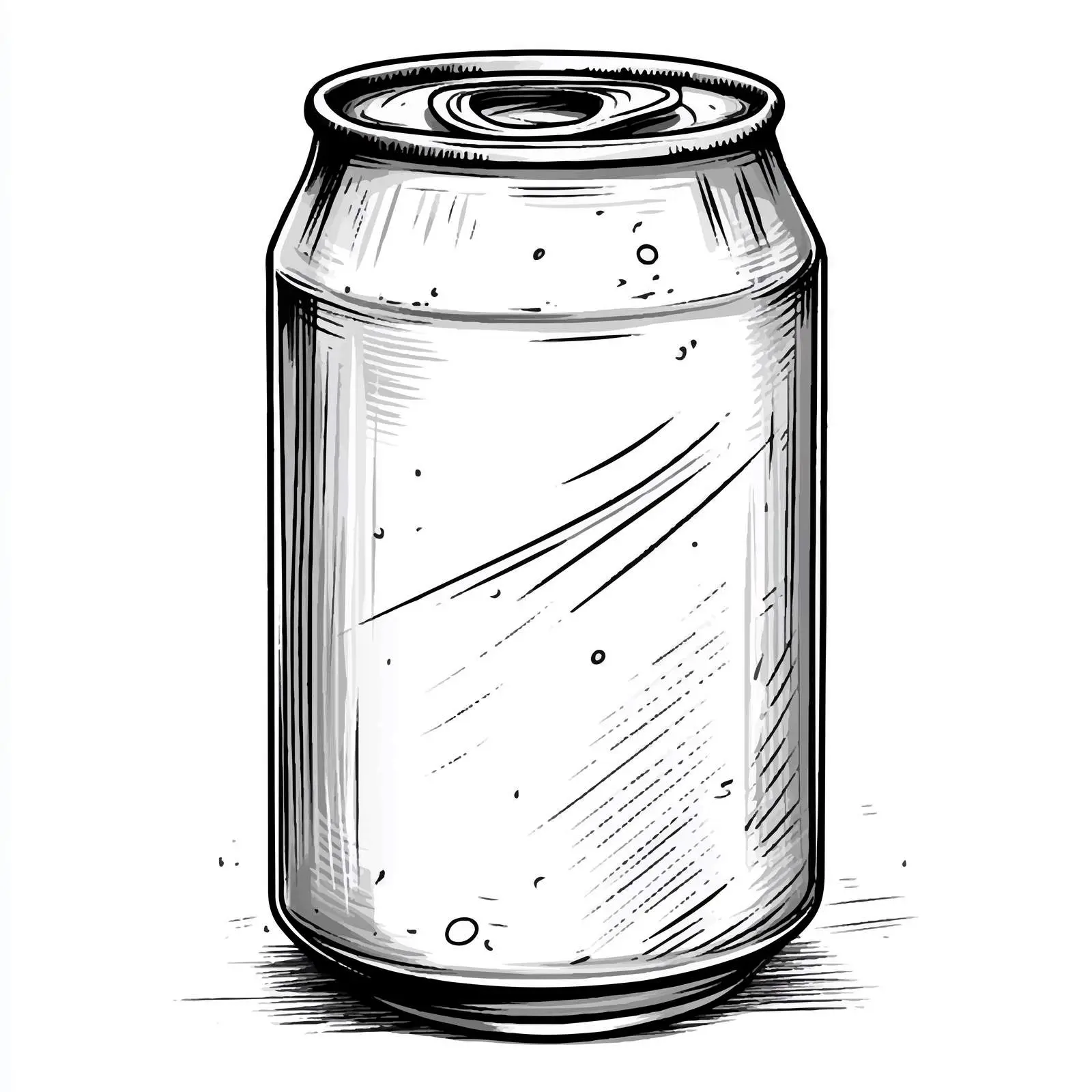 Cartoon Vector Illustration of Soft Drink Can — free download from Dotvec