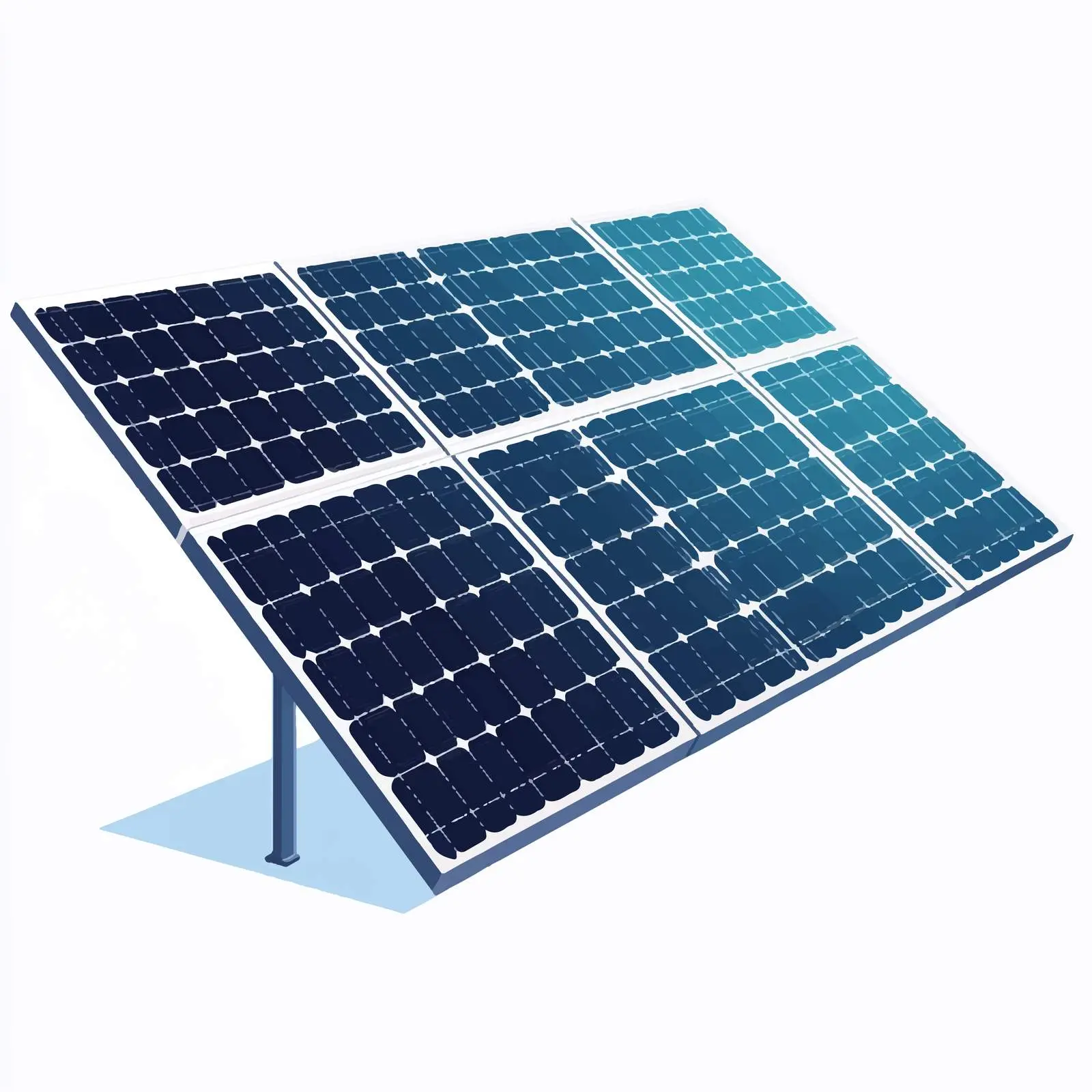 Flat Vector Illustration of Isolated Solar Panel — free download from Dotvec