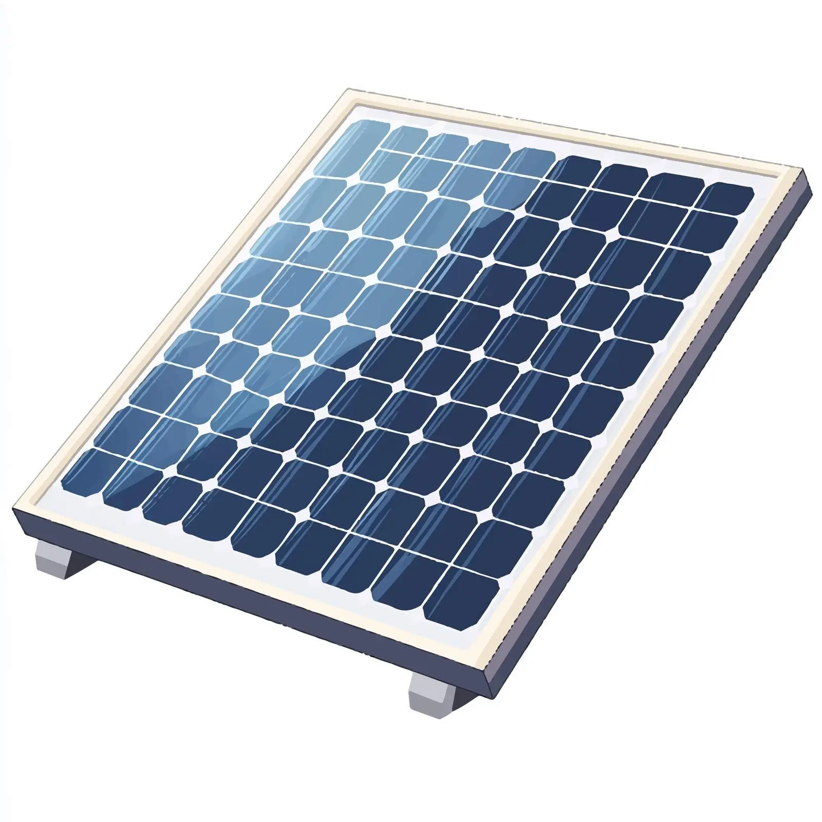 Flat Vector Solar Panel on White Background — free download from Dotvec