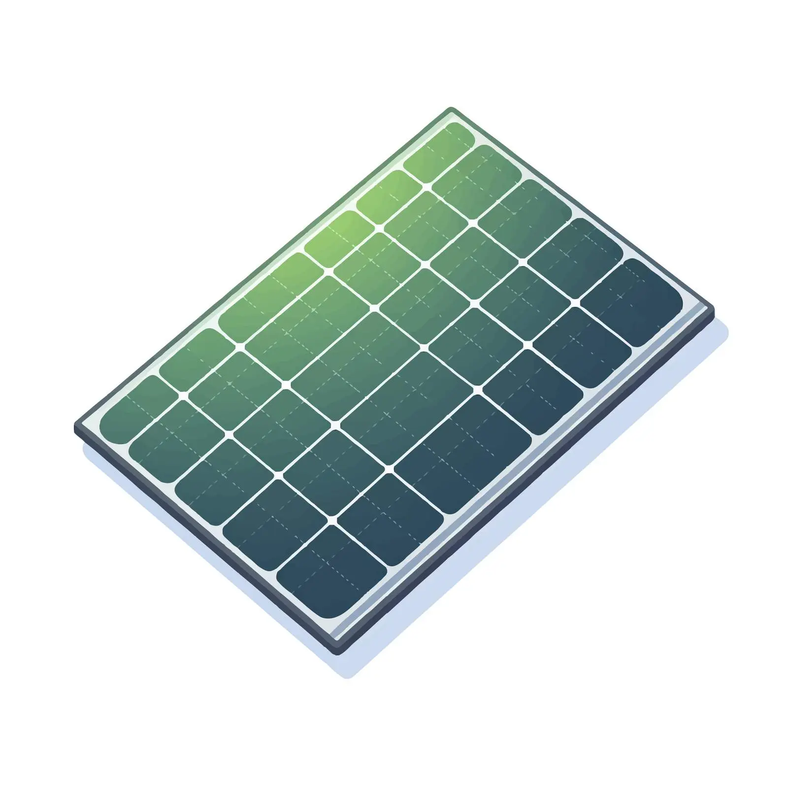 Isolated Solar Panel Vector Illustration on White Background – free solar power image from Dotvec