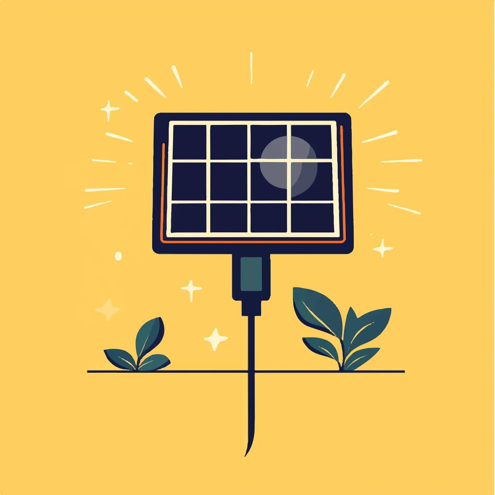 Flat Vector Illustration of Solar Renewable Energy — free download from Dotvec