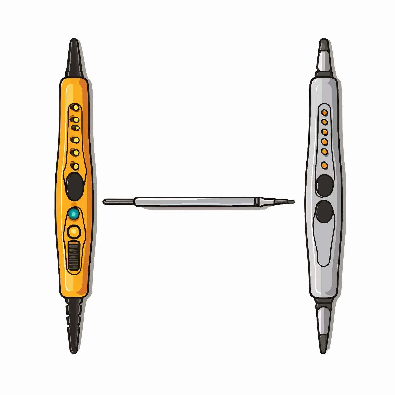 Soldering Iron Line Vector Illustration – free diy tools image from Dotvec