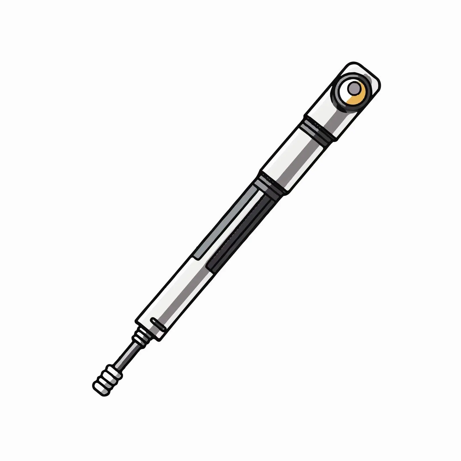 Soldering Iron Line Vector Illustration on White Background — free download from Dotvec