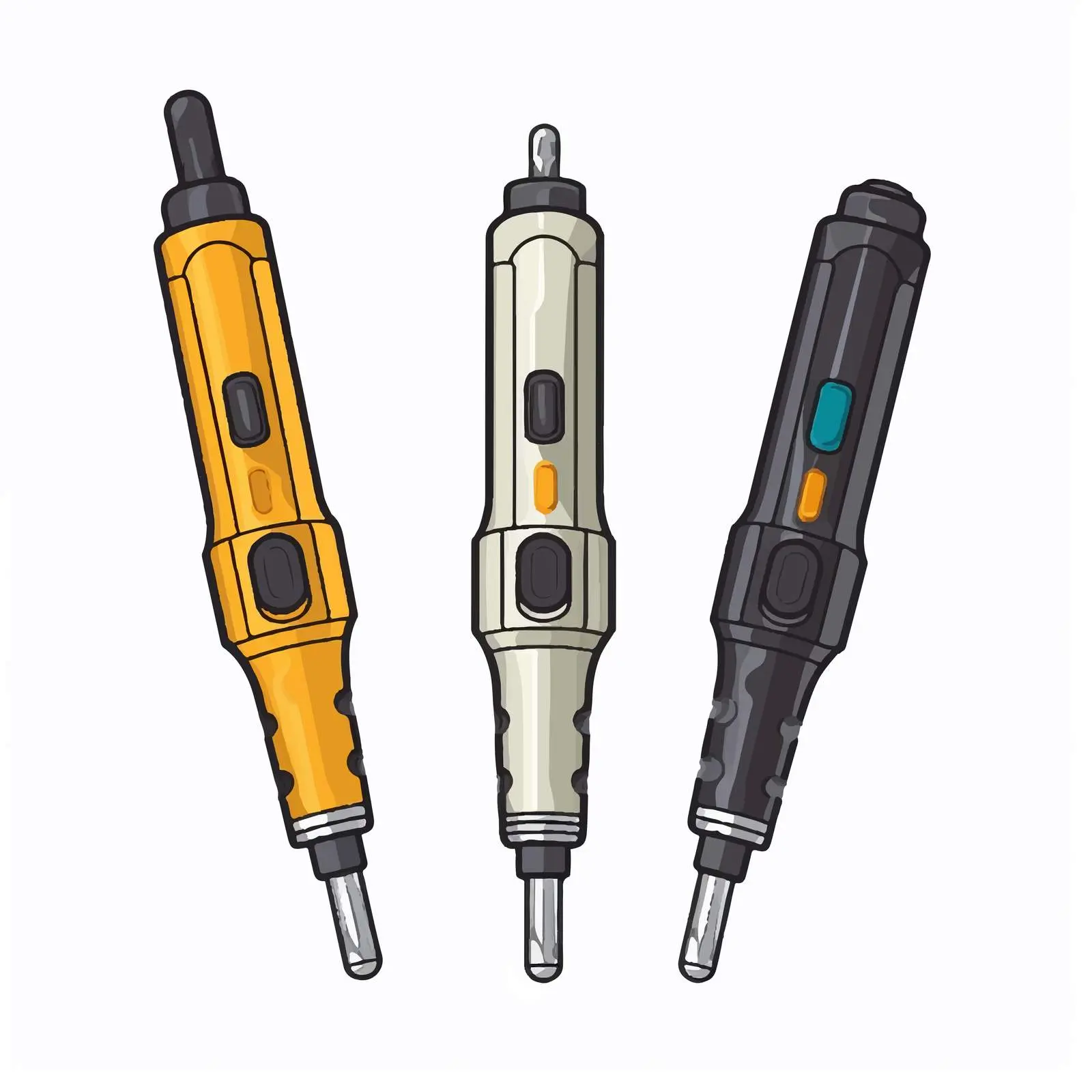 Soldering Iron Vector Illustration on White Background — free download from Dotvec