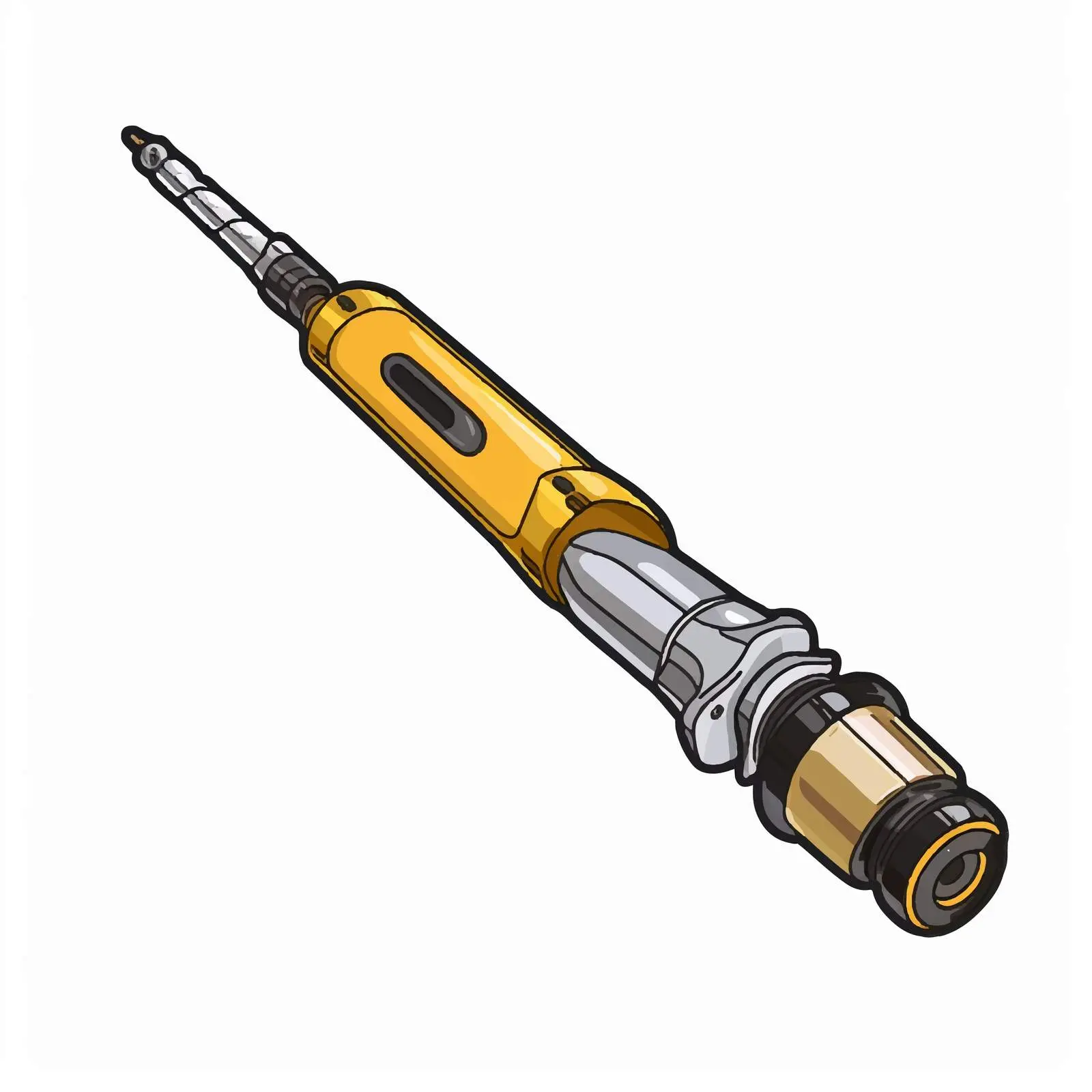 Soldering Iron Vector Illustration on White Background — free download from Dotvec