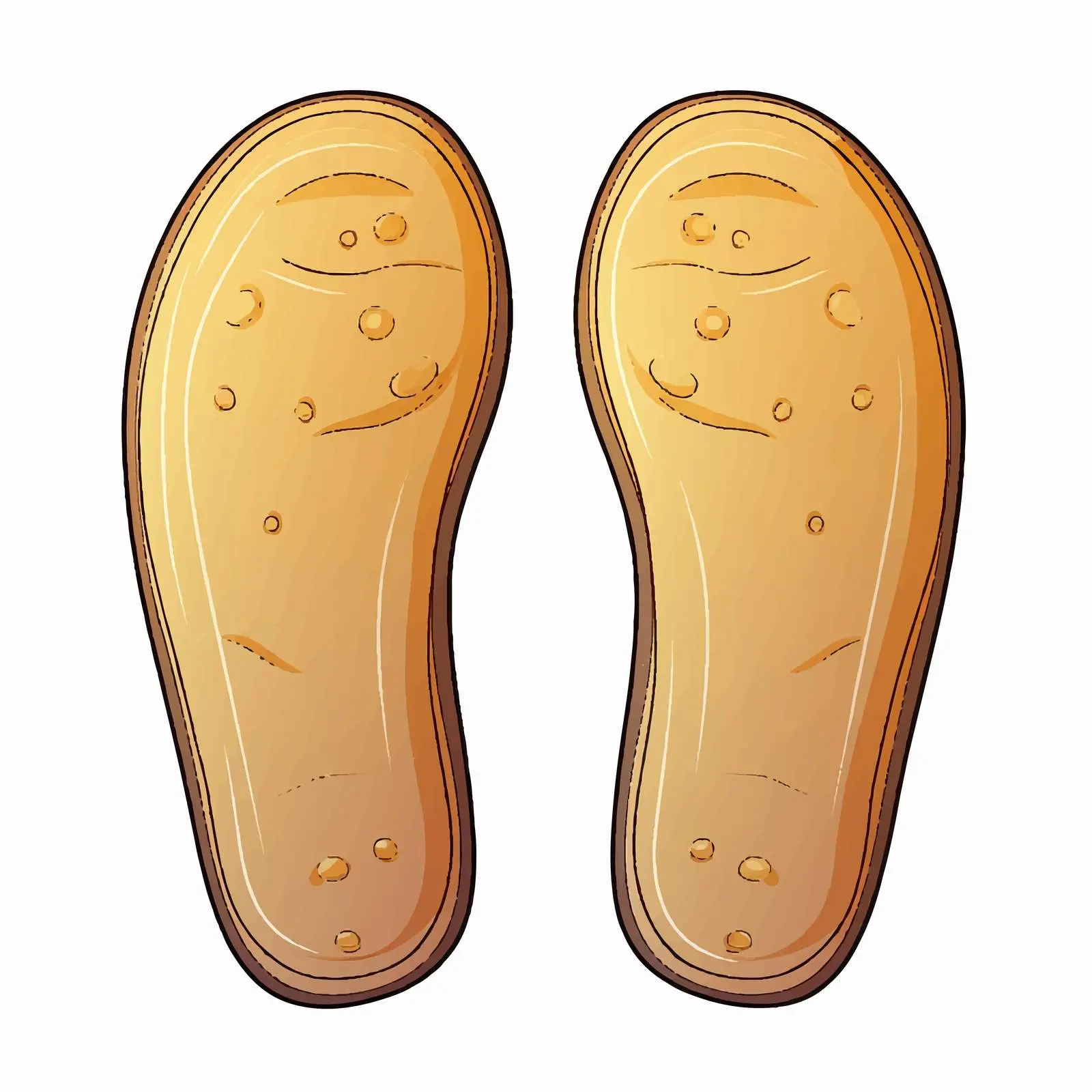Vector Illustration of Sole of Feet — free download from Dotvec