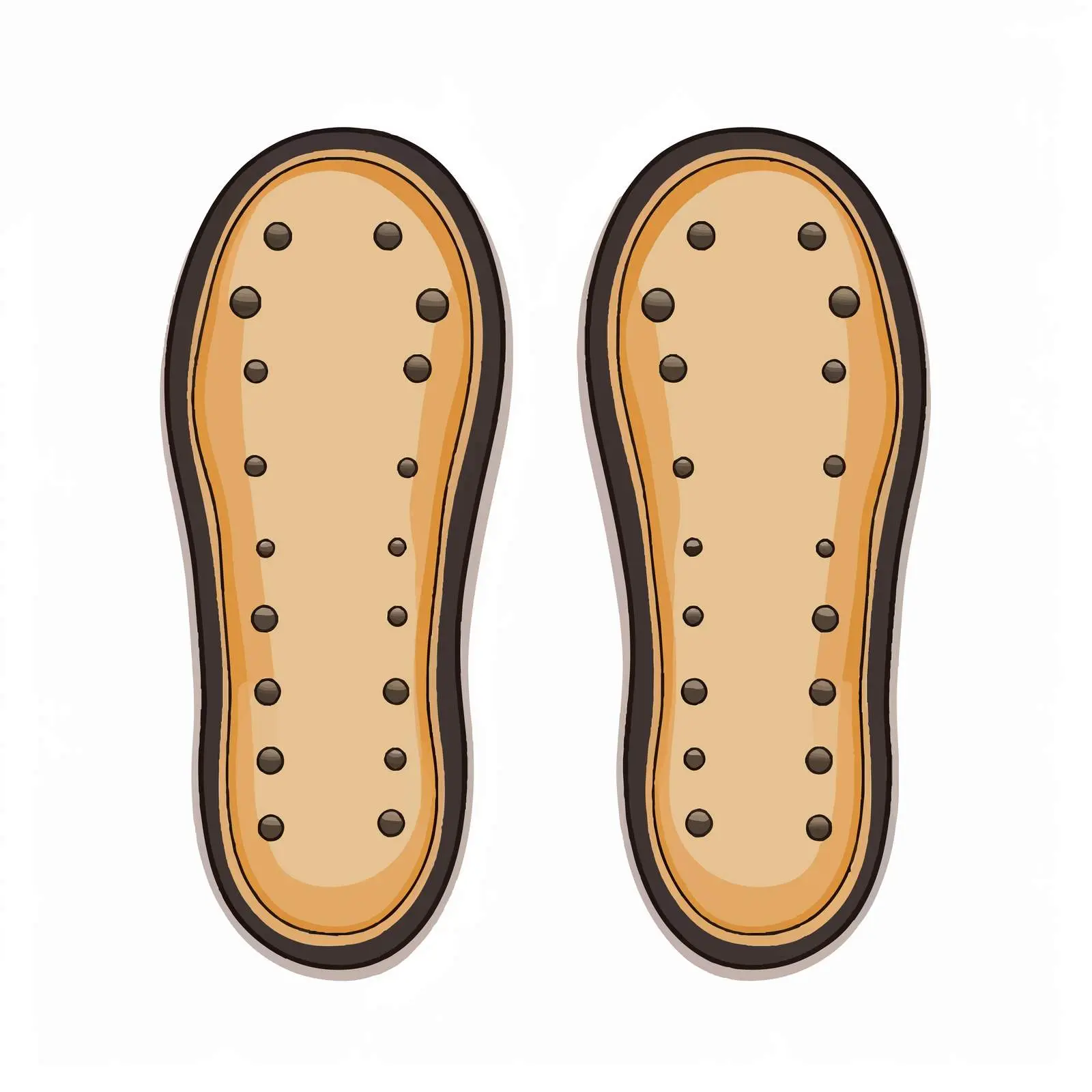 Vector Illustration of Soles of Feet – free medical resources image from Dotvec