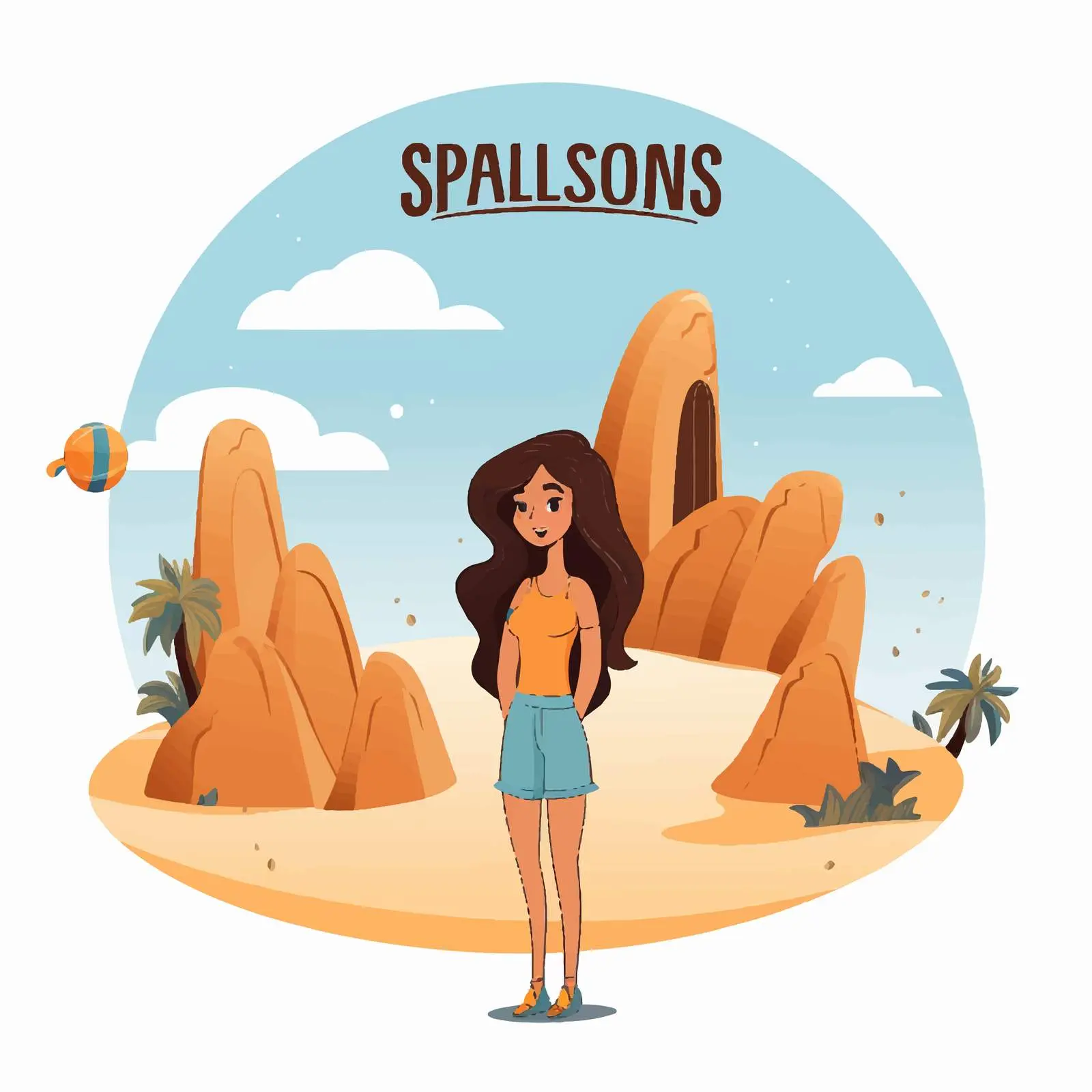 Solutions Design Over White Background Vector Illustration — free download from Dotvec