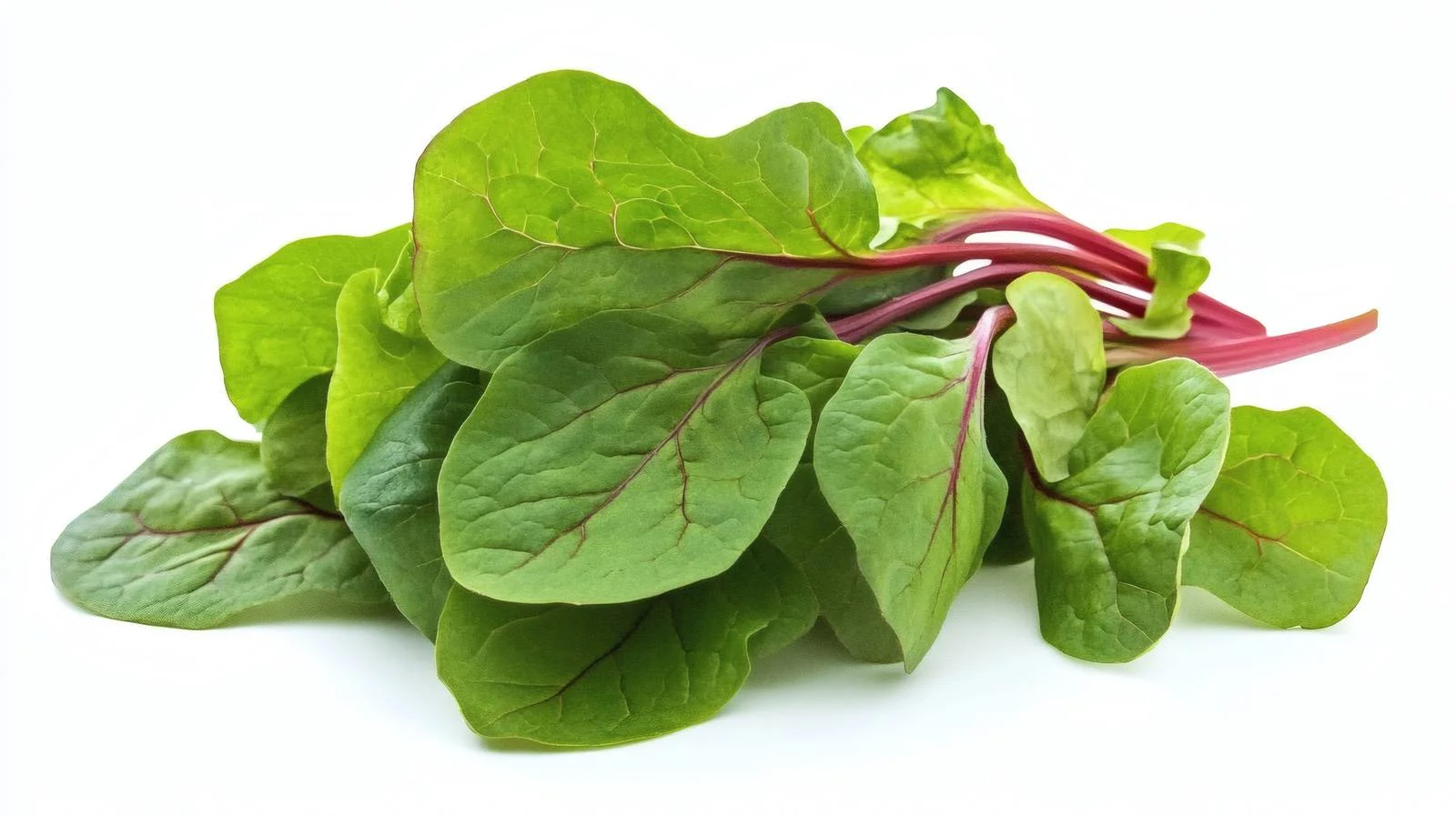 Vibrant Sorrel Leaves on White Background — free download from Dotvec