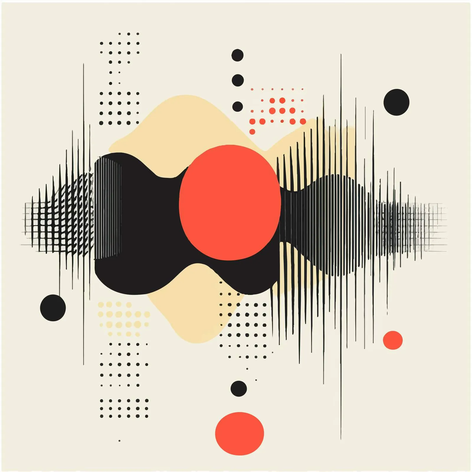 Sound Design Flat Vector Illustration in Frame — free download from Dotvec