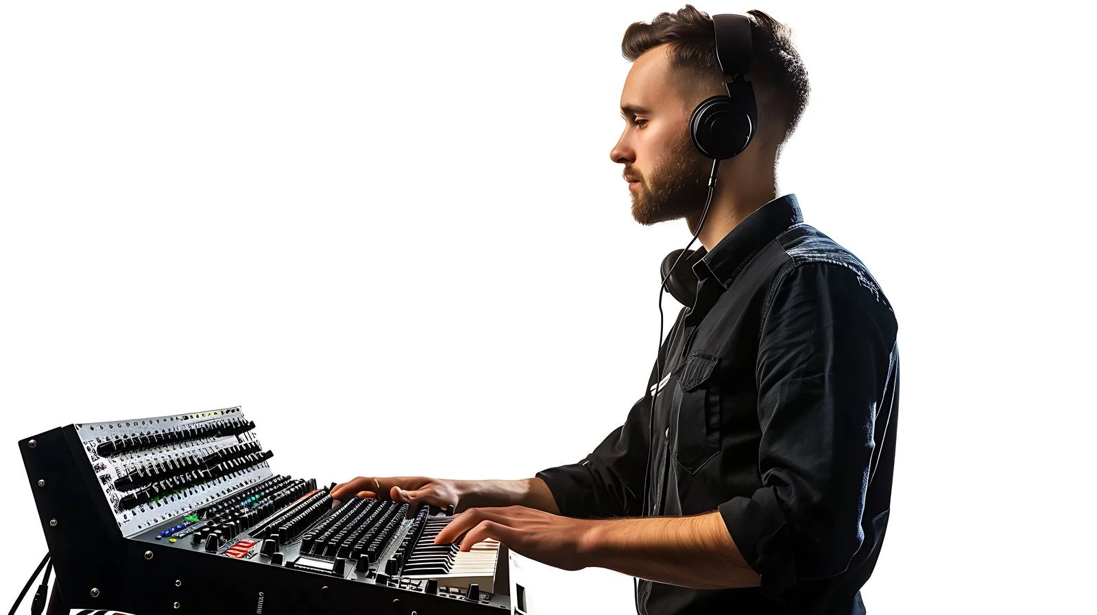 Concert Sound Engineer Control Music Isolated — free download from Dotvec