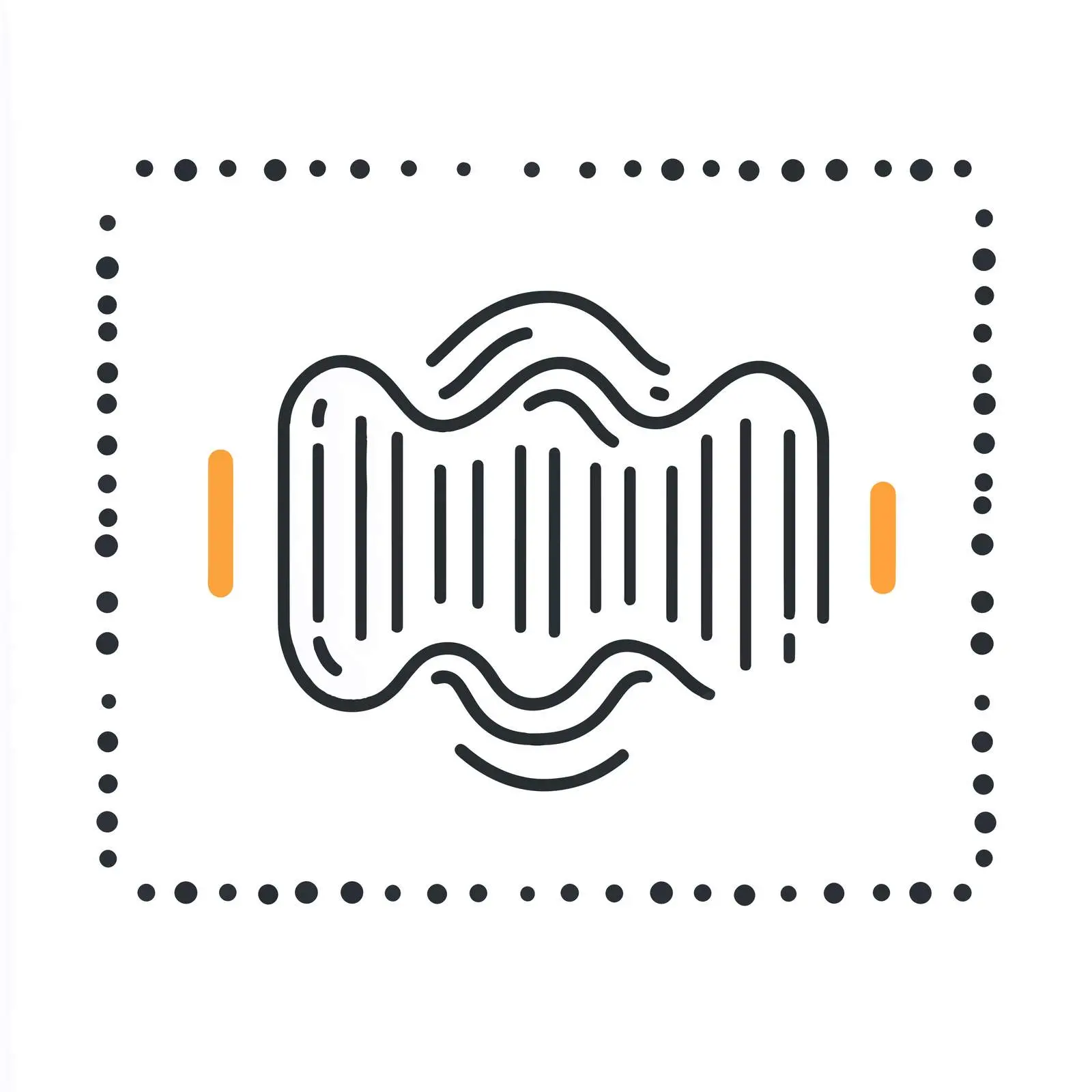 Sound Waves Outline Icon Vector Illustration – free waveform image from Dotvec