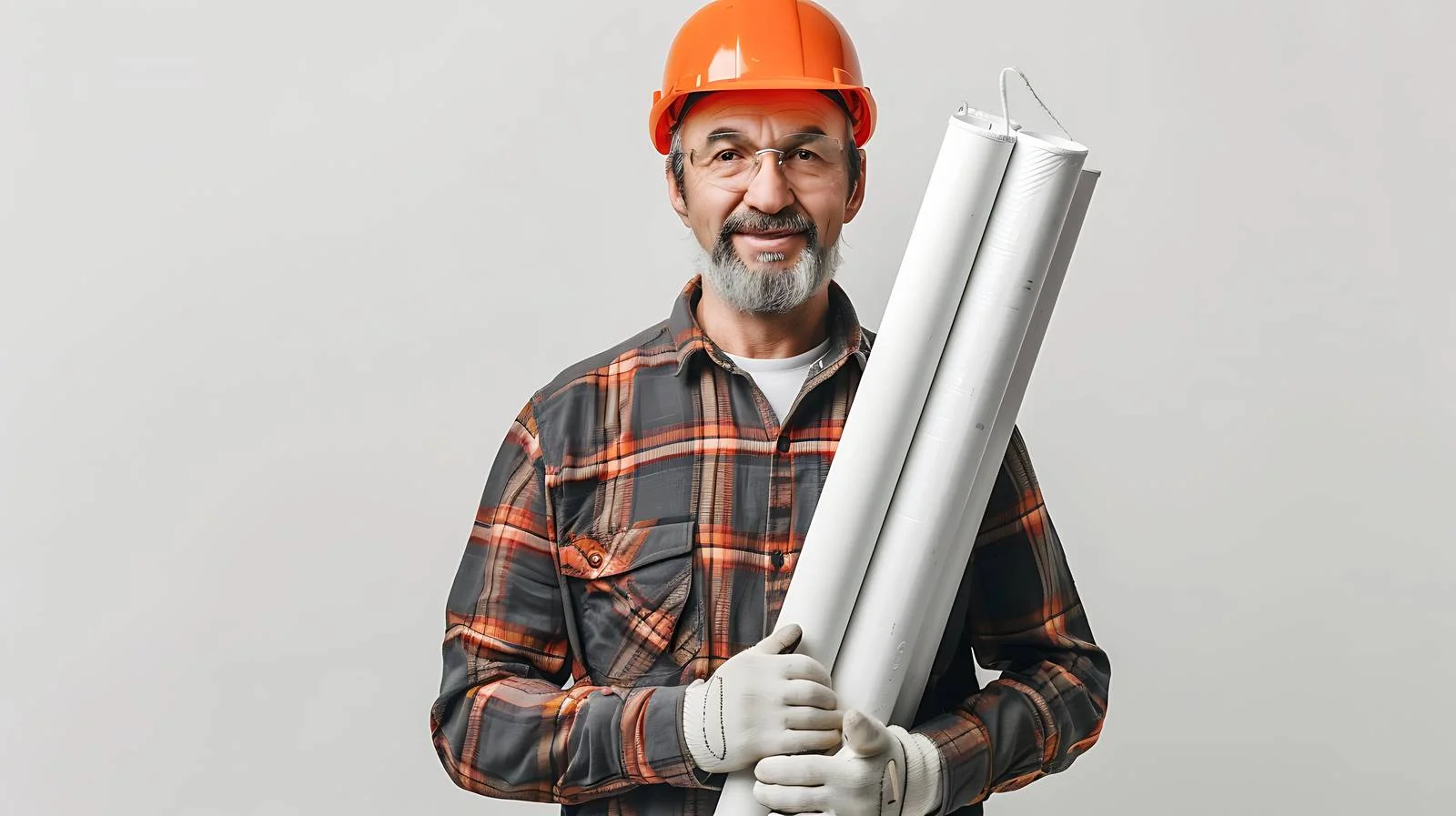 Builder with pipes in Cape Town — free download from Dotvec