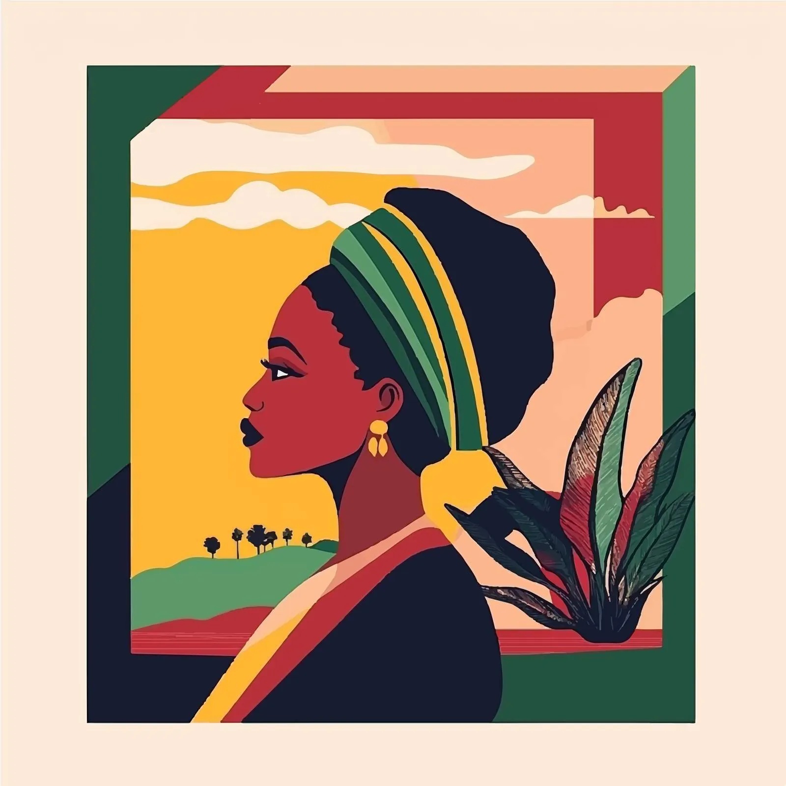 South Africa Heritage Day Flat Vector Illustration — free download from Dotvec