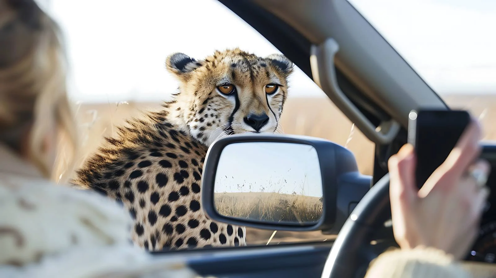 Exploring Kruger National Park with Woman — free download from Dotvec