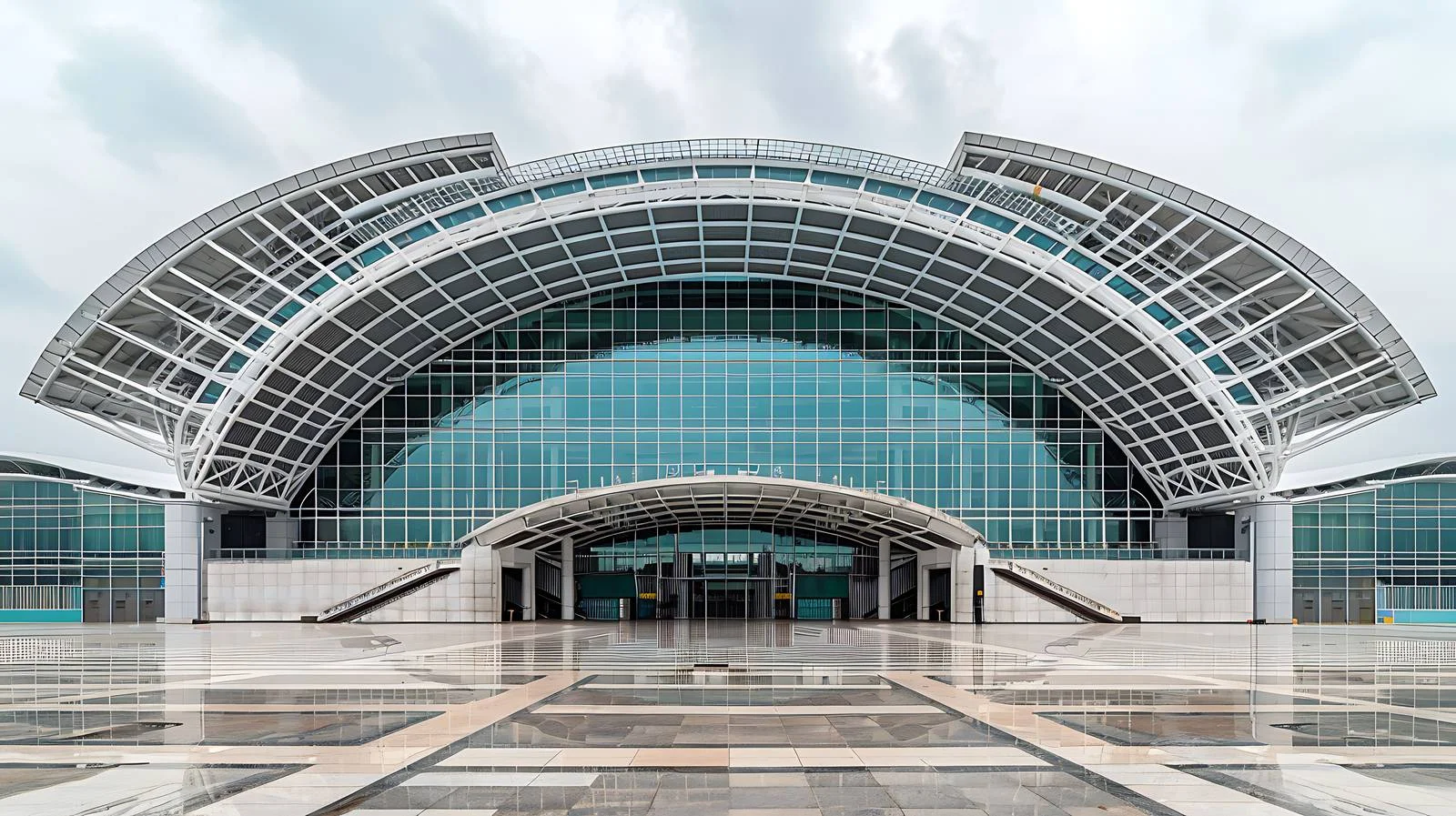 Guangzhou South Railway Station in Guangdong — free download from Dotvec