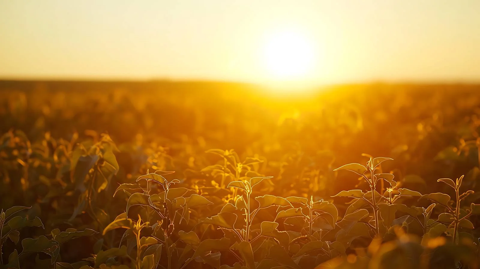 Soybean Sunrise Over White Background — free download from Dotvec