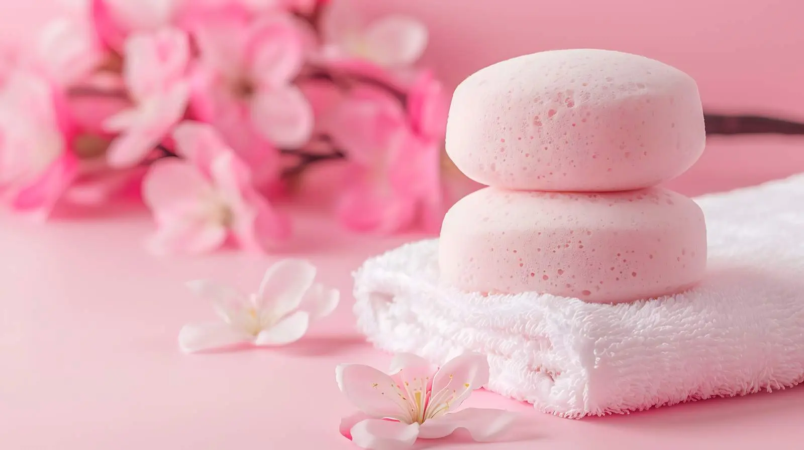 Spa Bath Wellness Skincare Concept with Sponge — free download from Dotvec