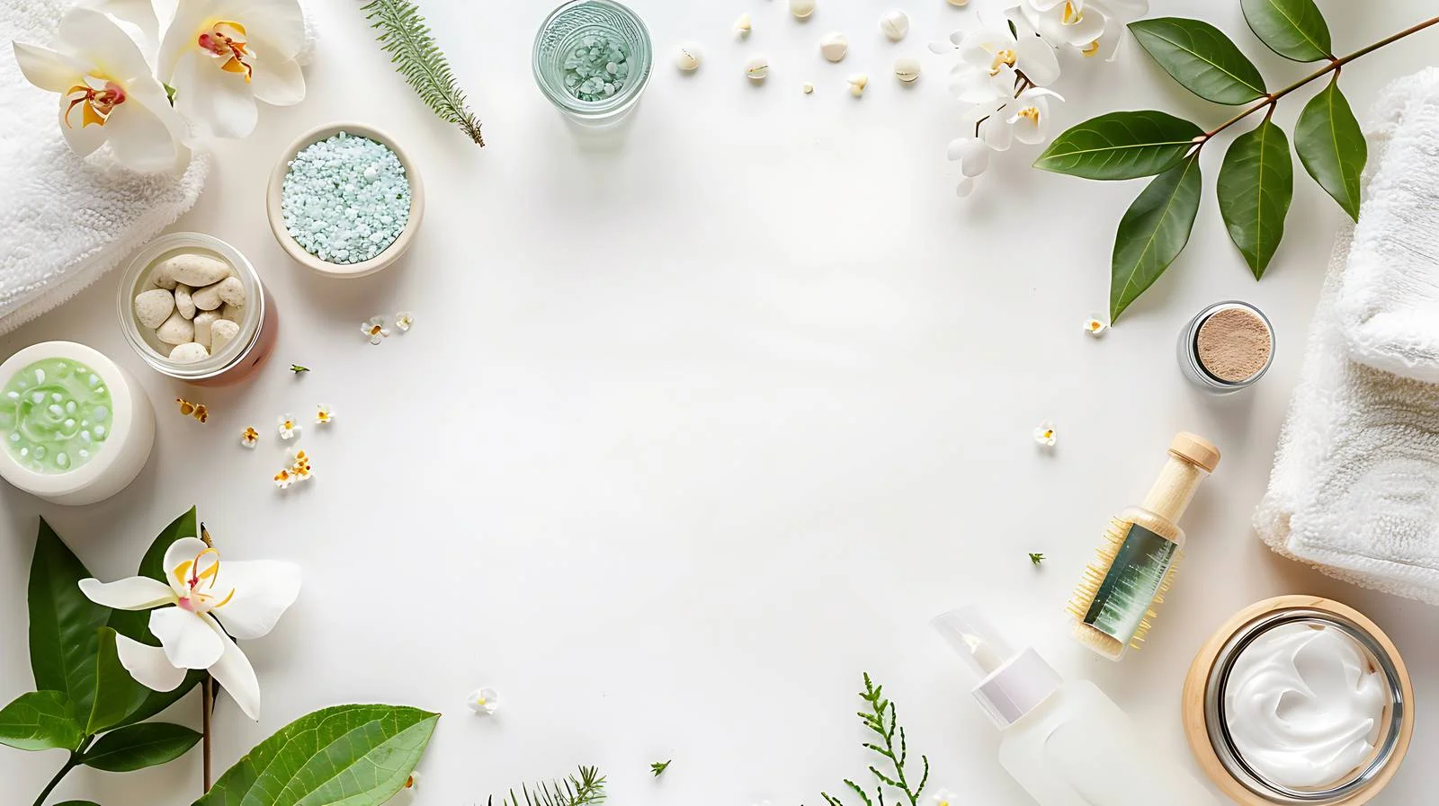 Beauty Spa White Background Image — free download from Dotvec