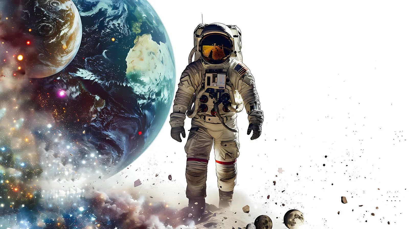 Cosmic Exploration Scene – free scifi image from Dotvec