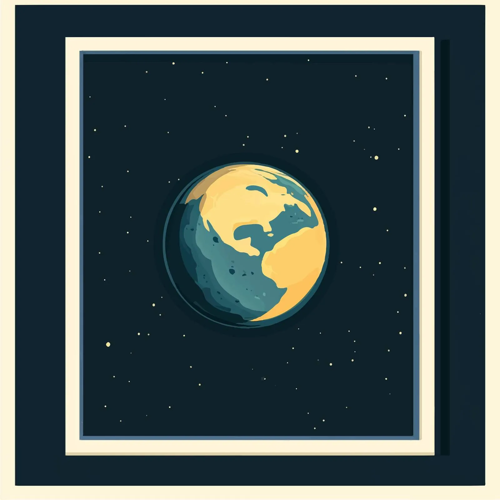 Flat Vector Illustration of Planet Earth — free download from Dotvec