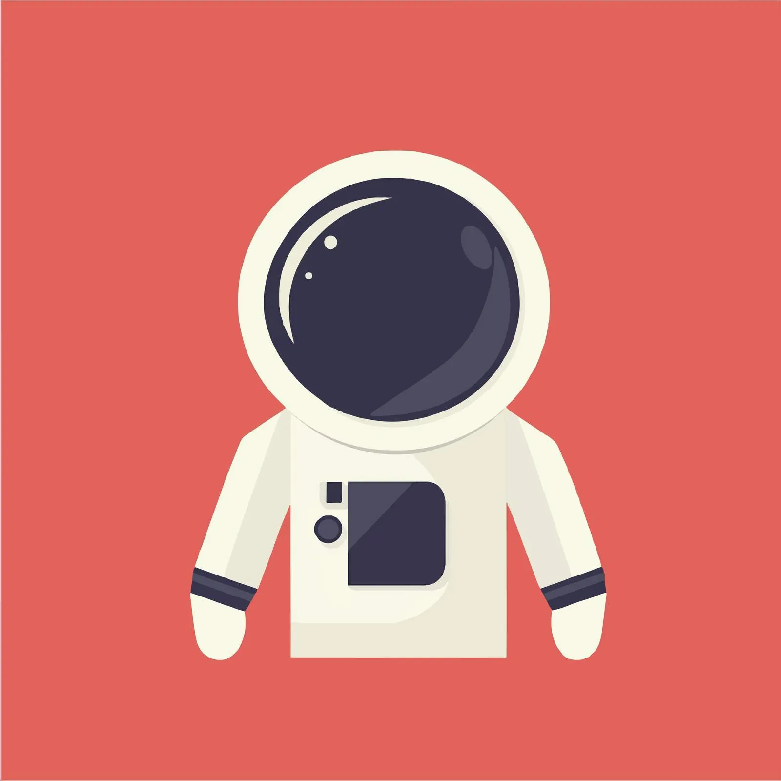 Flat Vector Illustration of Space Planet Icon — free download from Dotvec