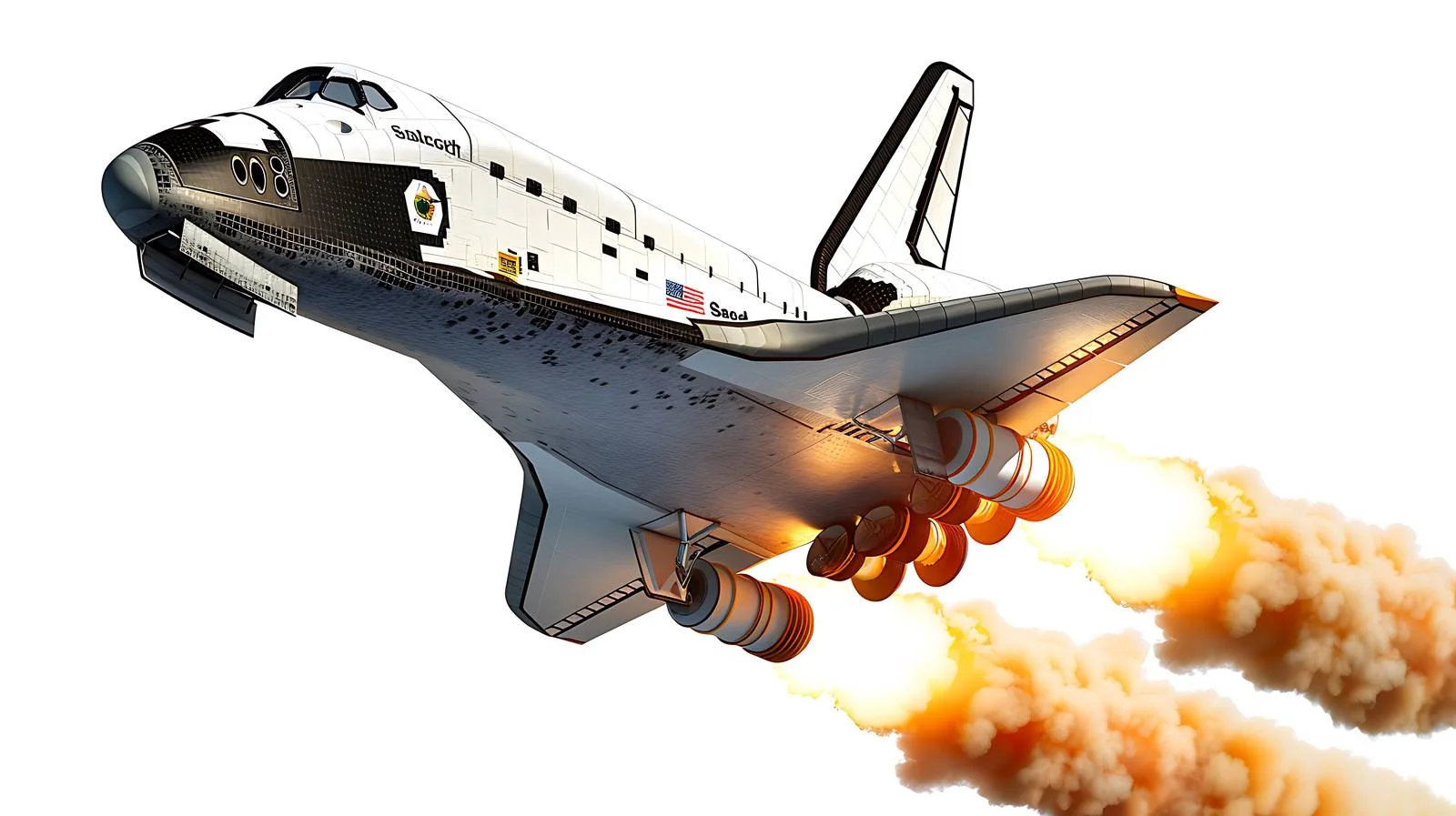 Space Shuttle Mission Launch — free download from Dotvec