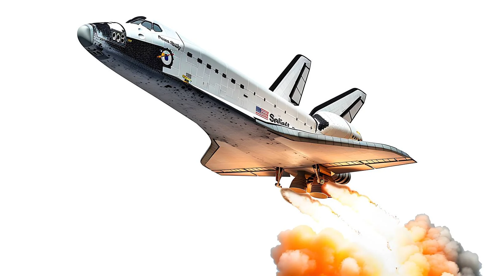 Space Shuttle Mission Launch — free download from Dotvec