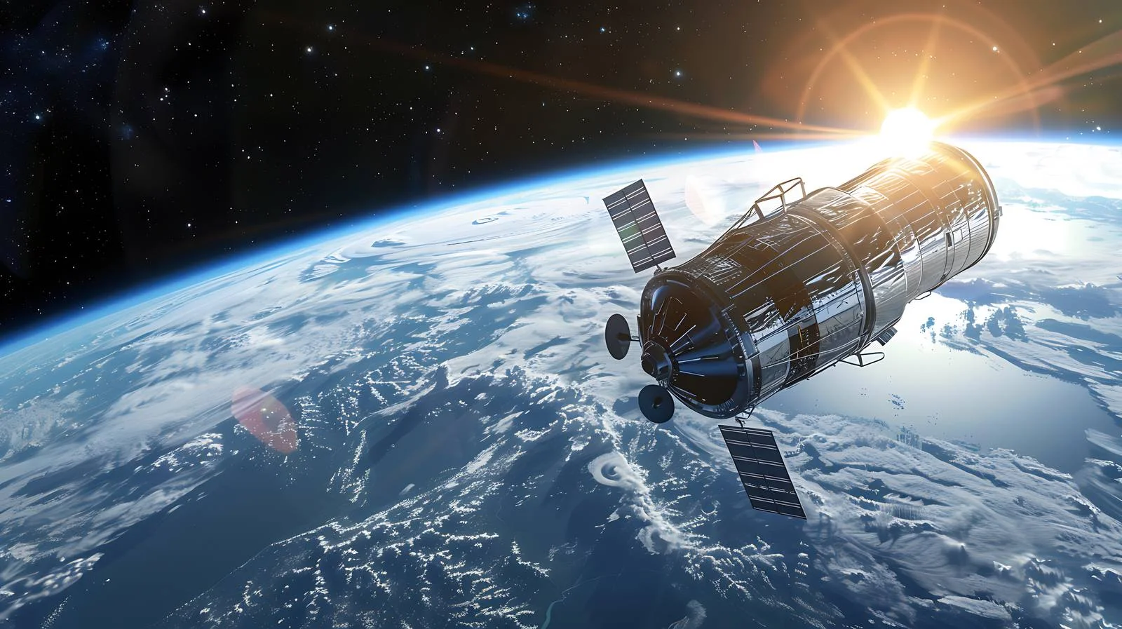 Space Telescope Observation Earth Sun — free download from Dotvec